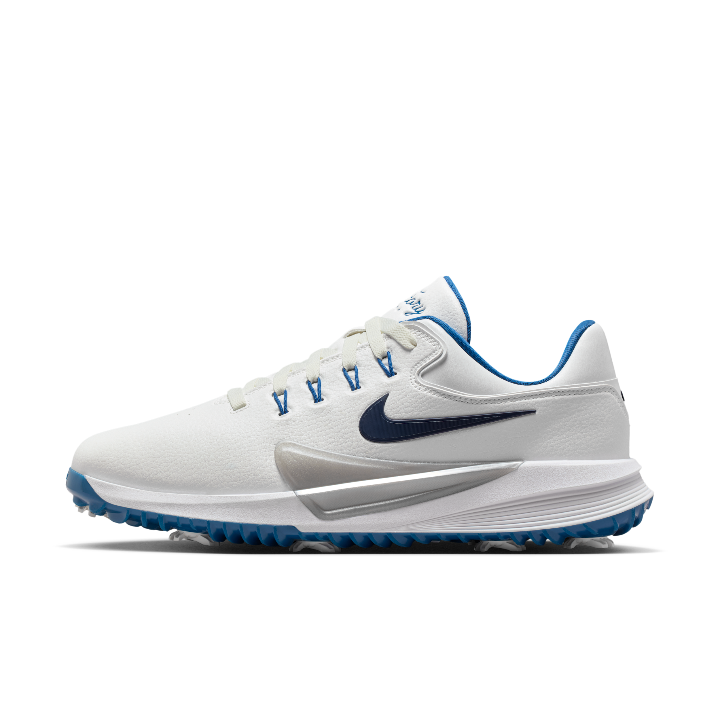 Nike Men's Victory Pro 4 Golf Shoes, Size 5, White/Court Blue