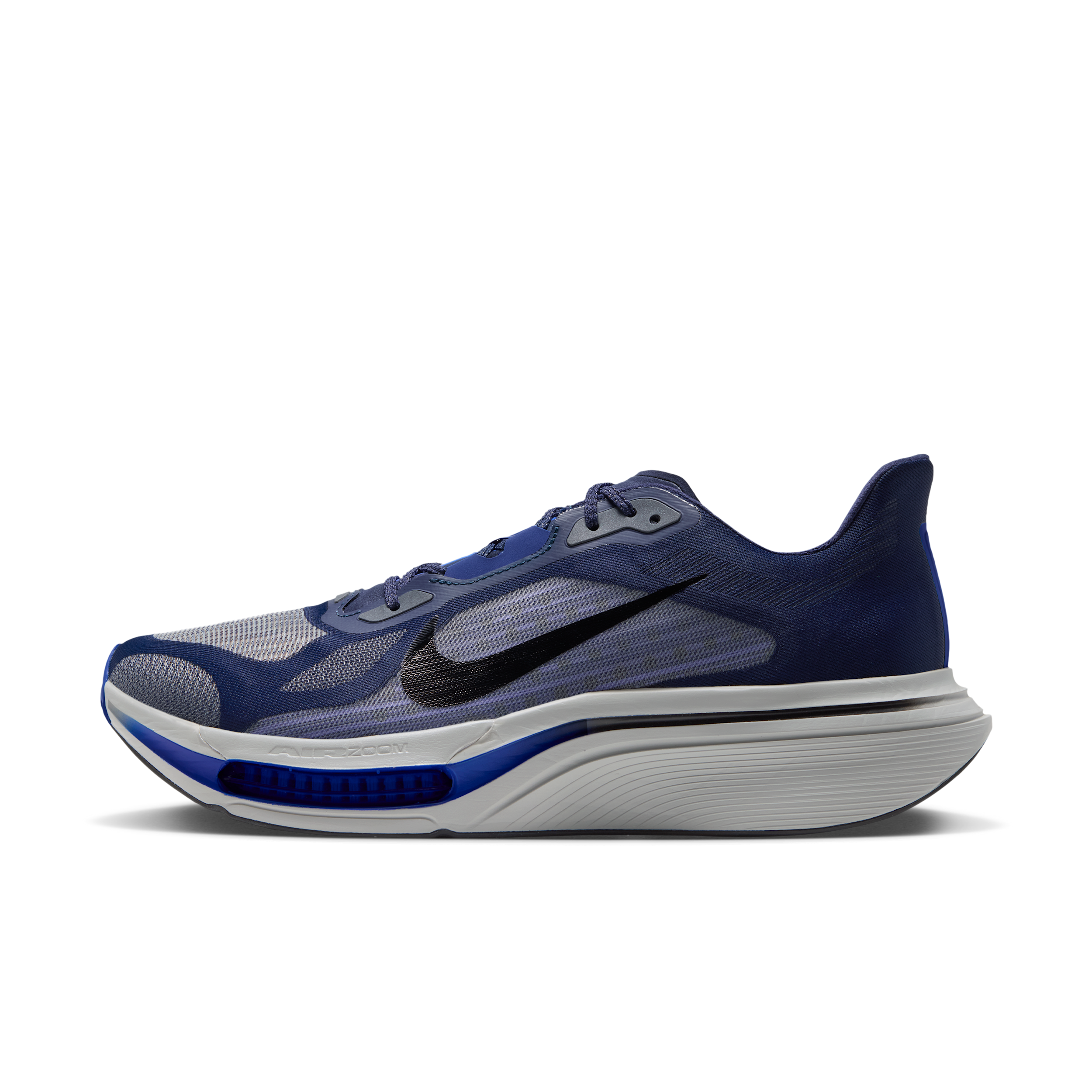 Nike Men's Pegasus Plus 2 Running Shoes, Size 12, Midnight Navy/Black-Blu-Grey Mist