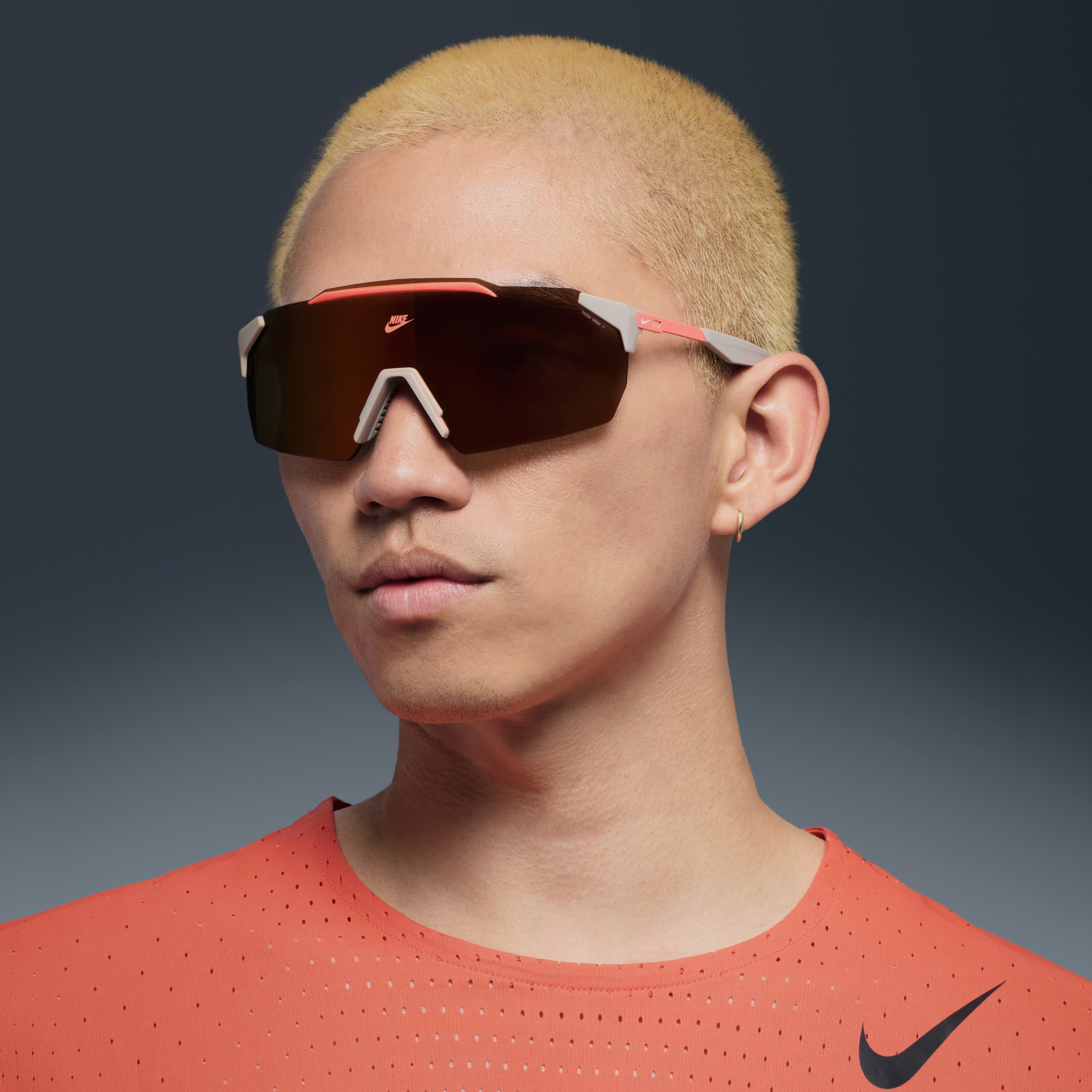 Nike Limitless 61mm Shield Sunglasses In Neutral