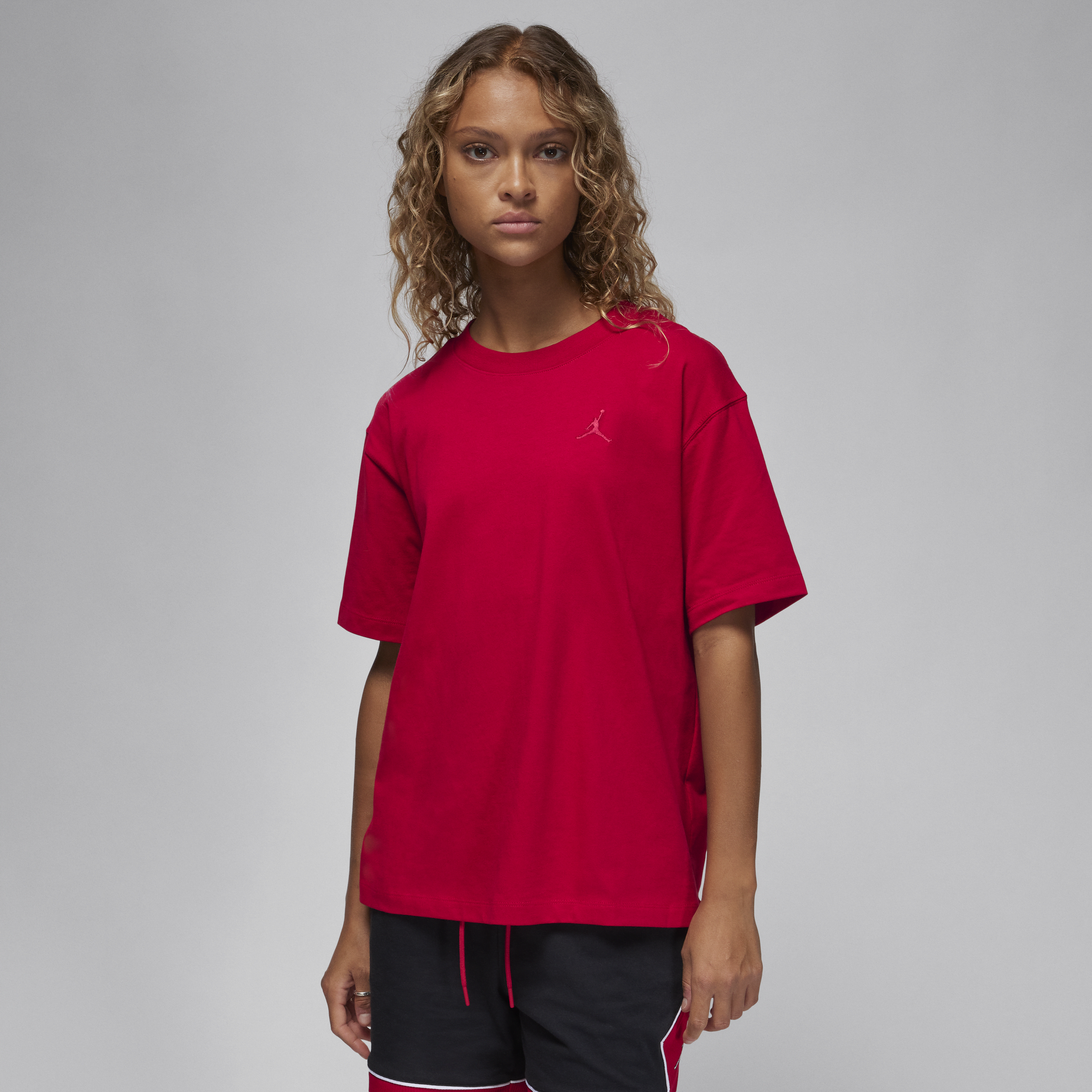 Jordan Essentials Girlfriend T-shirt In Red