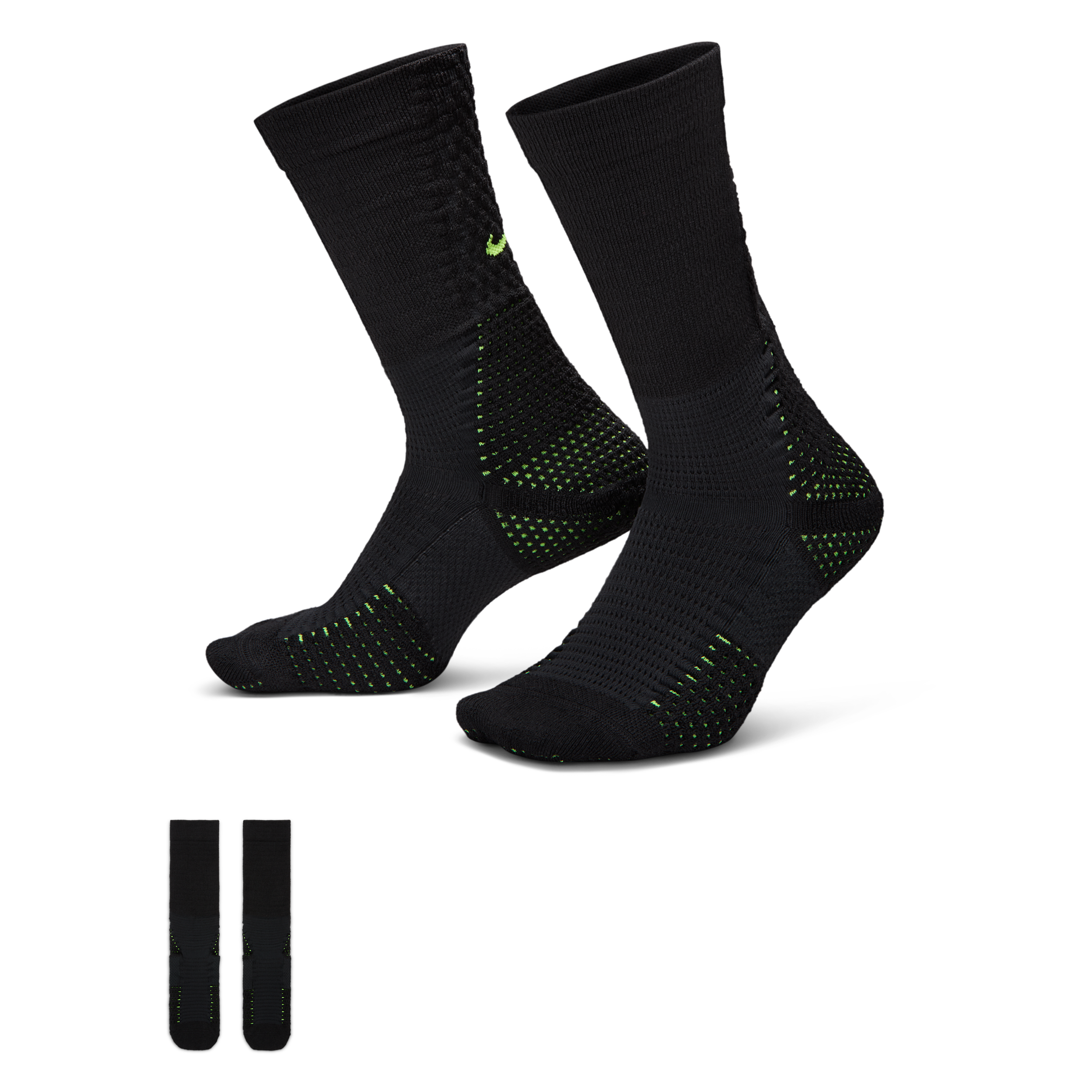 Nike Unisex Unicorn Dri-FIT ADV Cushioned Crew Socks (1 Pair) in Black | FZ3399-014