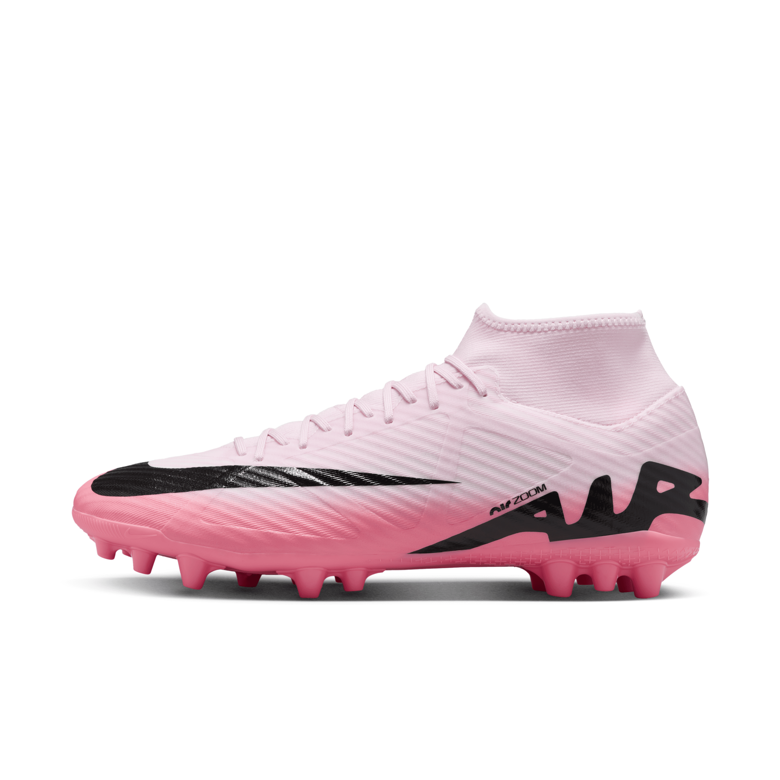 Nike Men's Mercurial Superfly 9 Academy Artificial-grass High-top Soccer Cleats In Pink