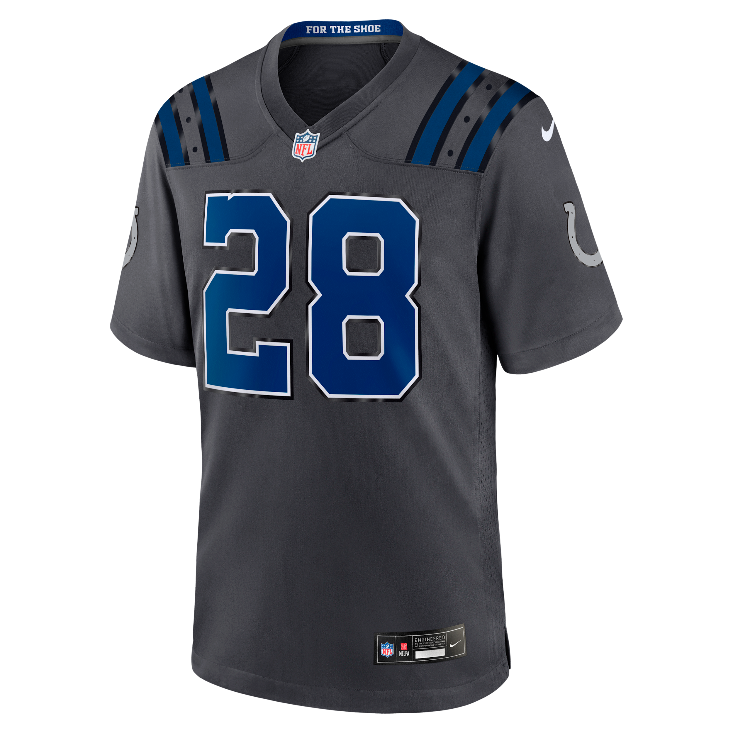 Jonathan Taylor Indianapolis Colts Rivalries Collection Nike Men's NFL Game Jersey in Grey | 67NM0JFN98F-P9Q