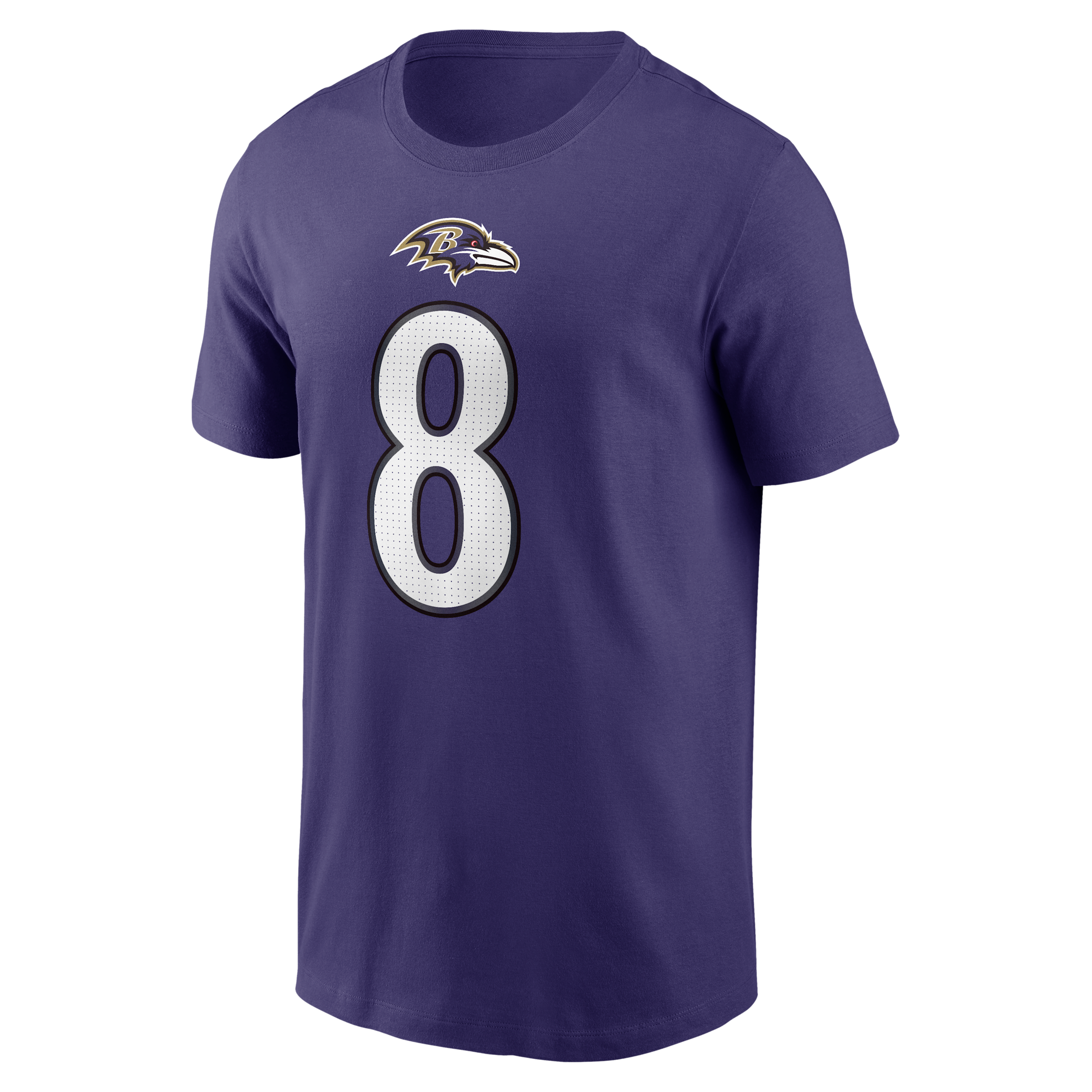 Lamar Jackson Baltimore Ravens Nike Men's NFL T-Shirt in Purple | N19952M8GF-Z90