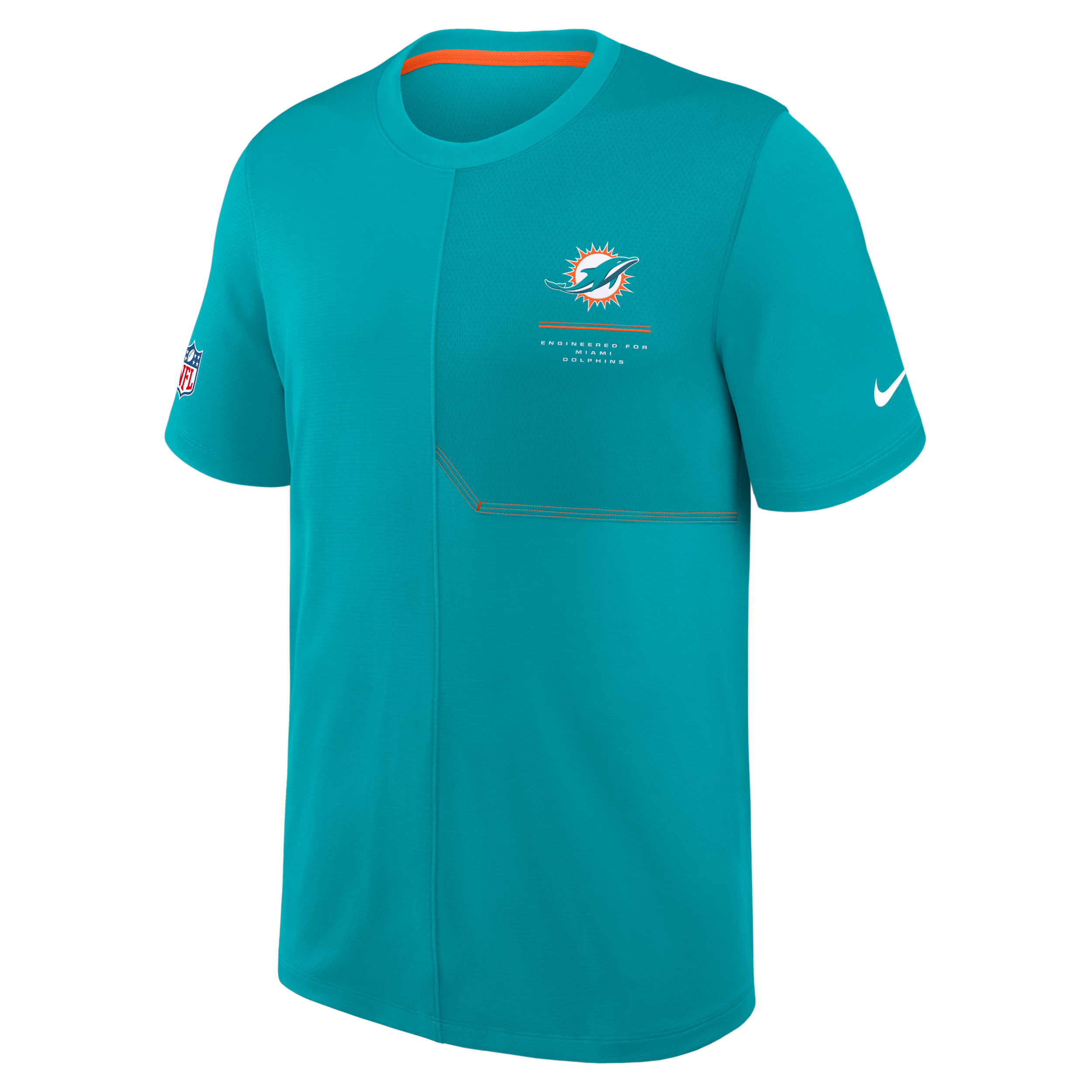 Miami Dolphins Sideline Coach Nike Men's Dri-FIT NFL Top in Green | 03B2037M9P-B8B