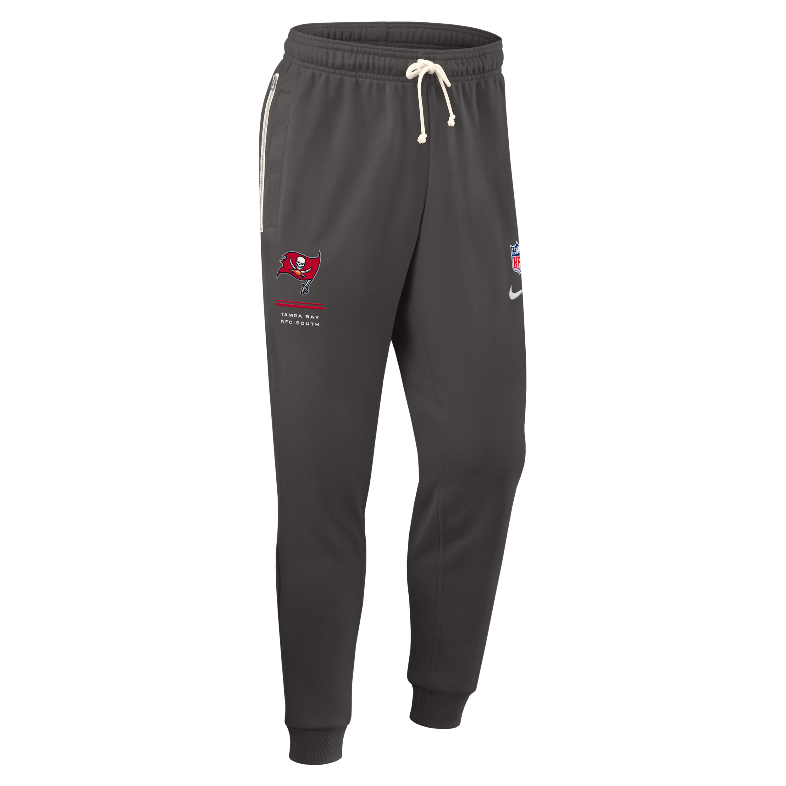 Nike Men's Pewter Tampa Bay Buccaneers Sideline Standard Issue Touchback Kick Dri-fit Taper Pants - Pewter
