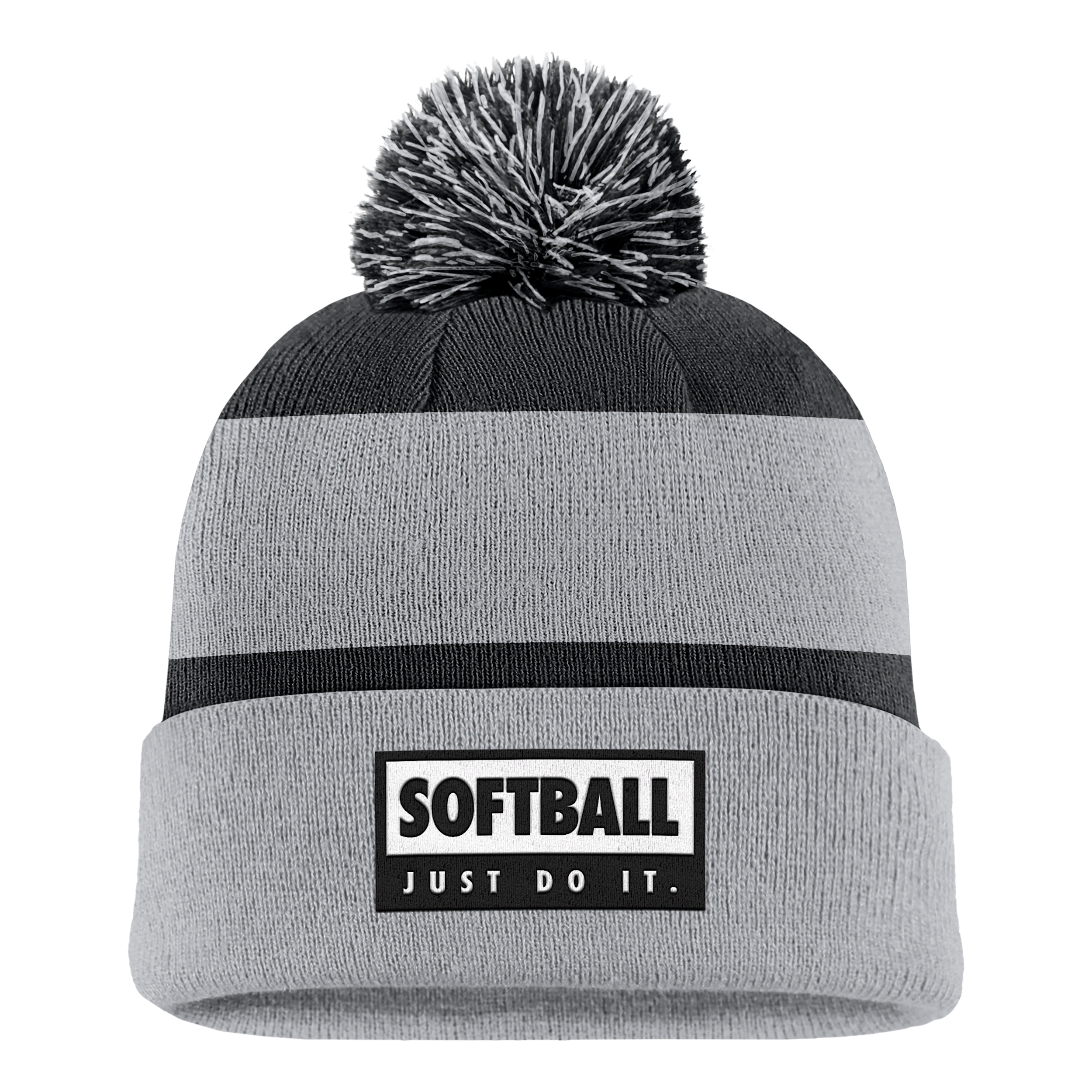 Nike Unisex Swoosh Peak Softball Beanie In Grey