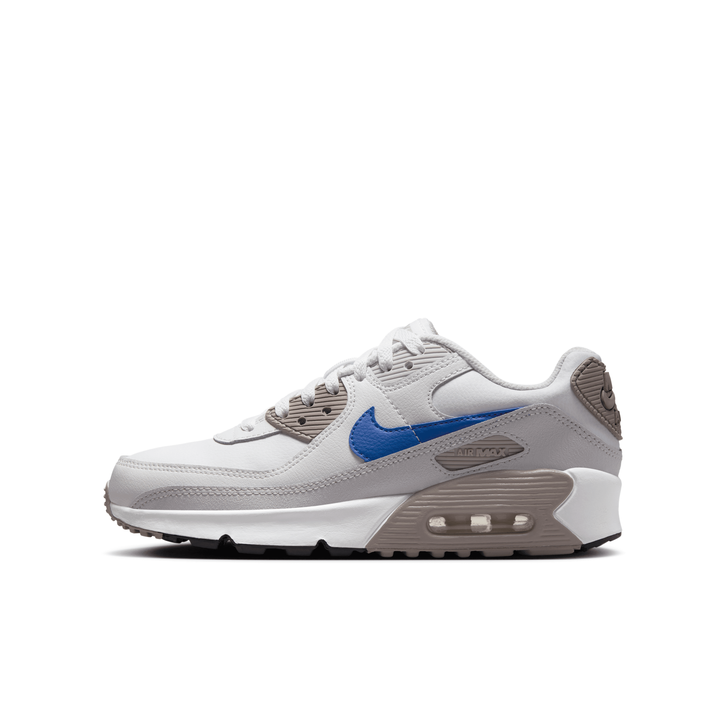 Nike Air Max 90 Big Kids' Shoes In White