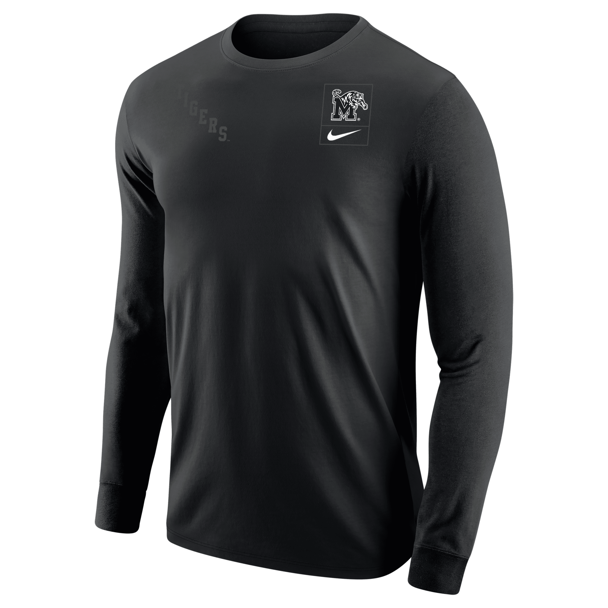 Nike Memphis Olive Pack  Men's College Long-sleeve T-shirt In Black