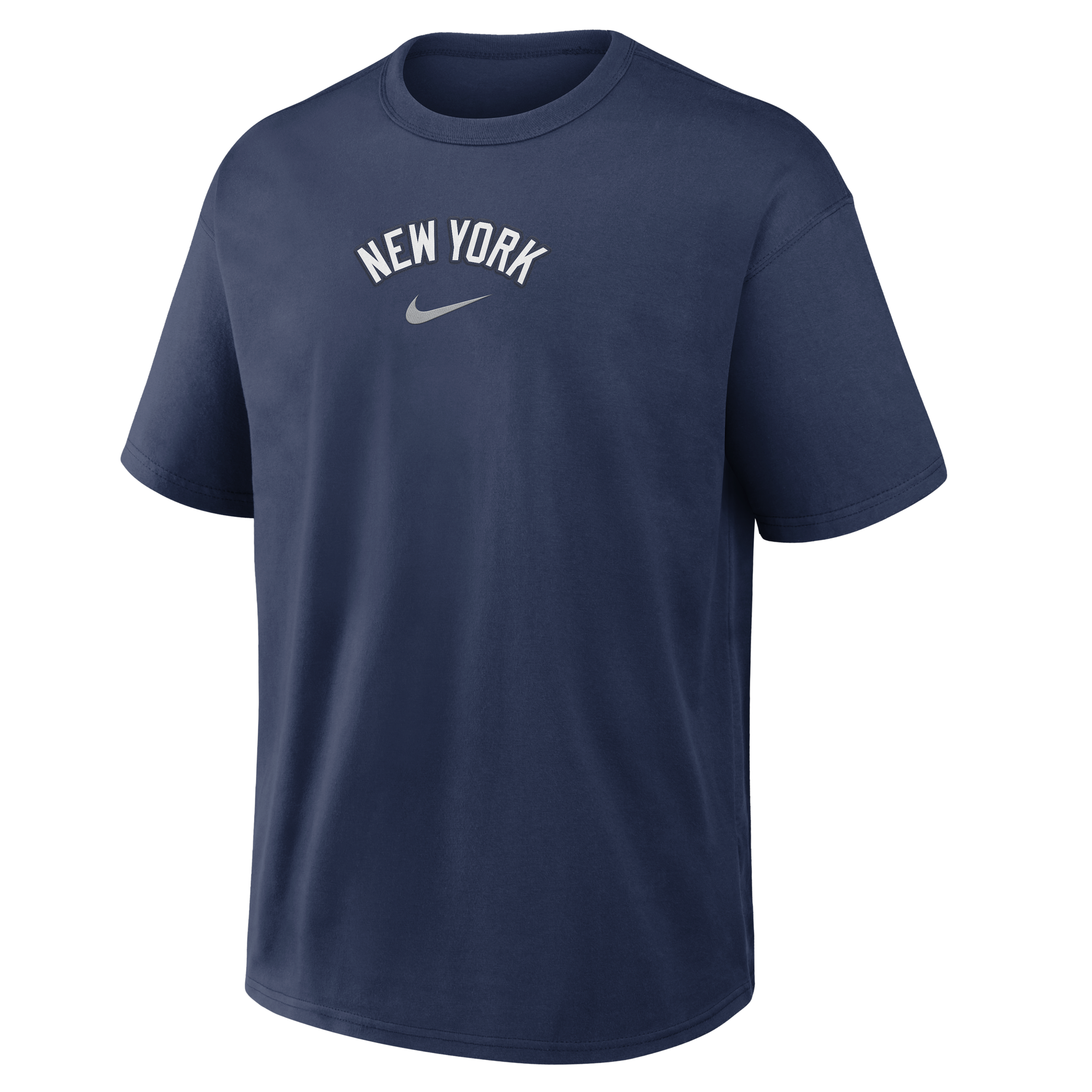 New York Yankees City Name Max90 Nike Men's MLB T-Shirt in Blue | 04T644BNK-20N
