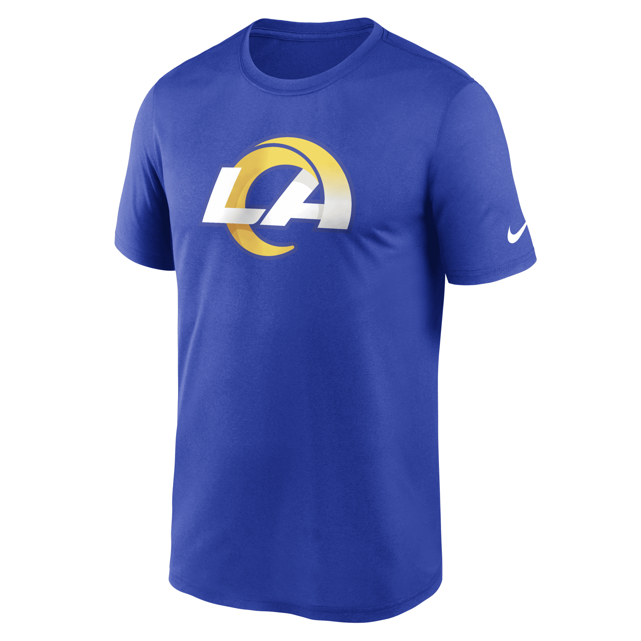 Shop Nike Men's Dri-fit Logo Legend (nfl Los Angeles Rams) T-shirt In Blue