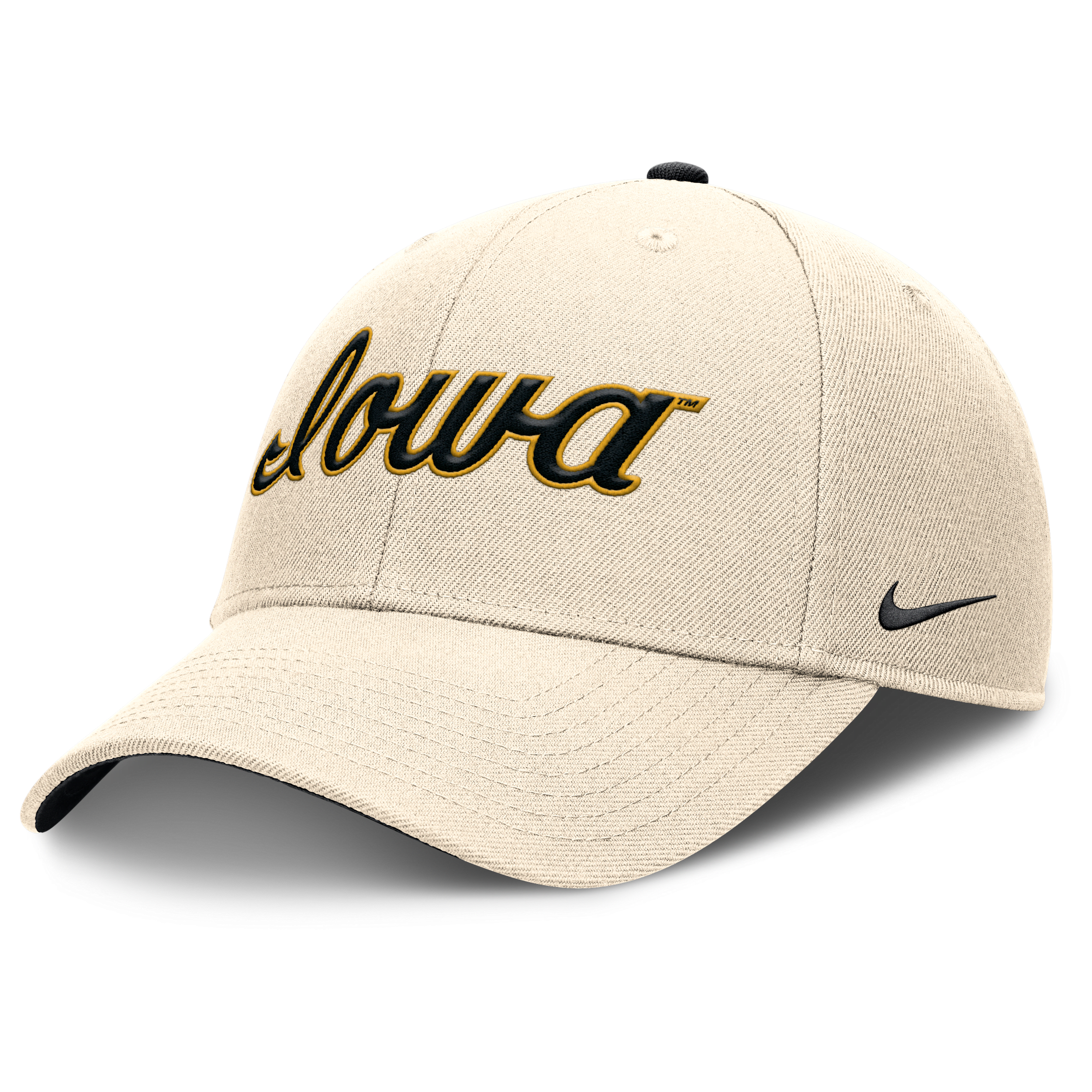 Nike Iowa Hawkeyes Primetime Rise  Men's College Adjustable Hat In Brown