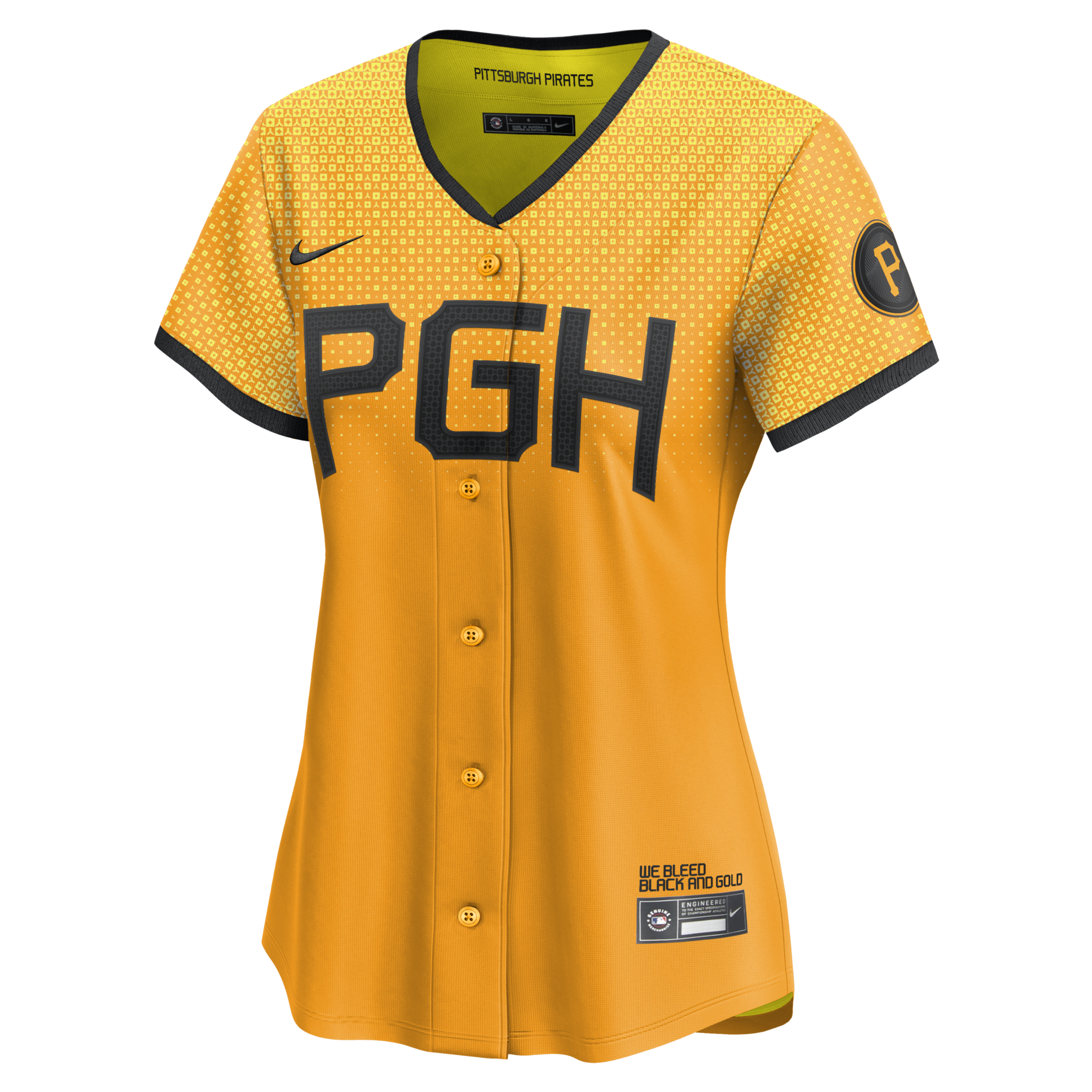 Shop Nike Roberto Clemente Pittsburgh Pirates City Connect  Women's Dri-fit Adv Mlb Limited Jersey In Yellow