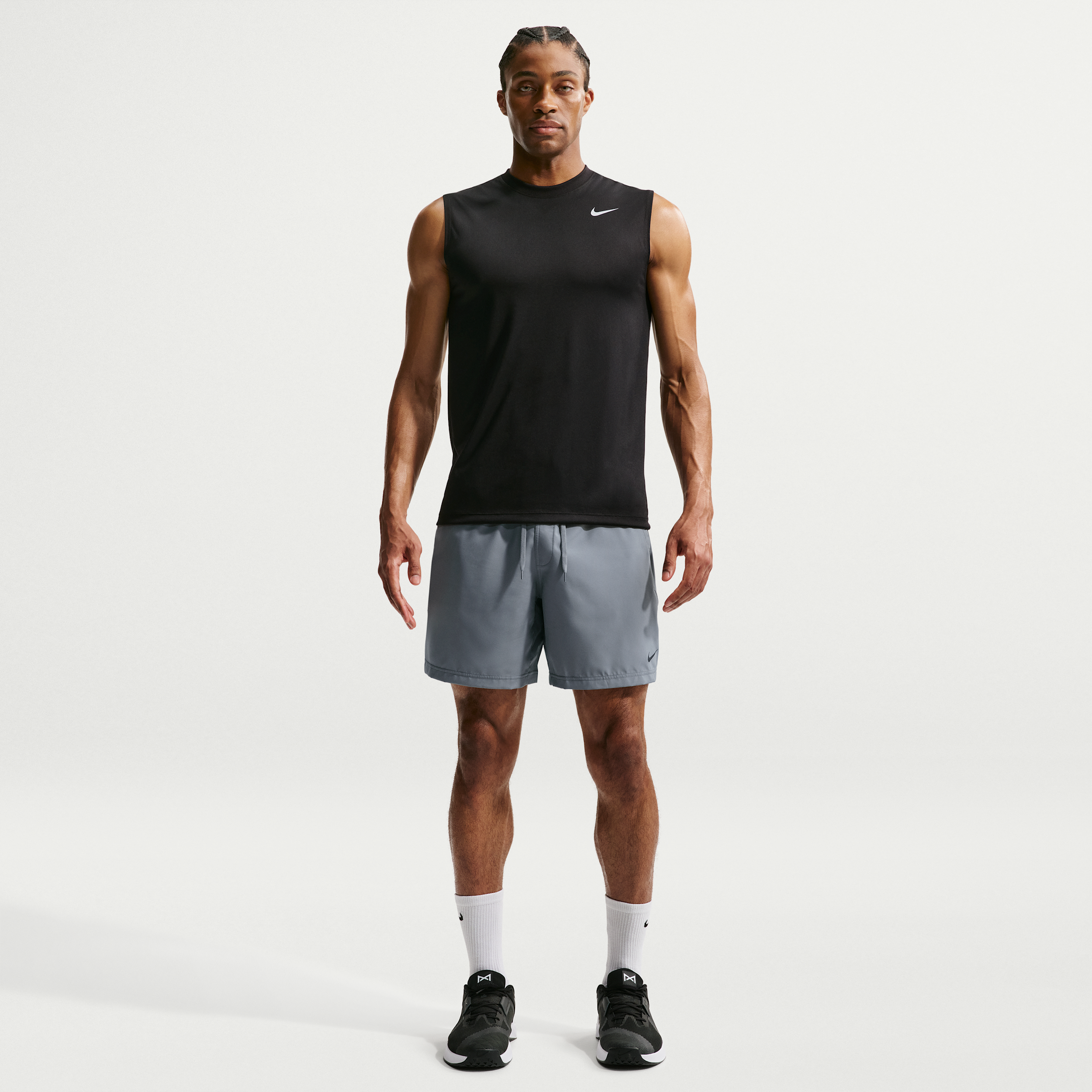 Nike Men's Form Dri-FIT 7" Unlined Versatile Shorts in Grey | DV9857-084