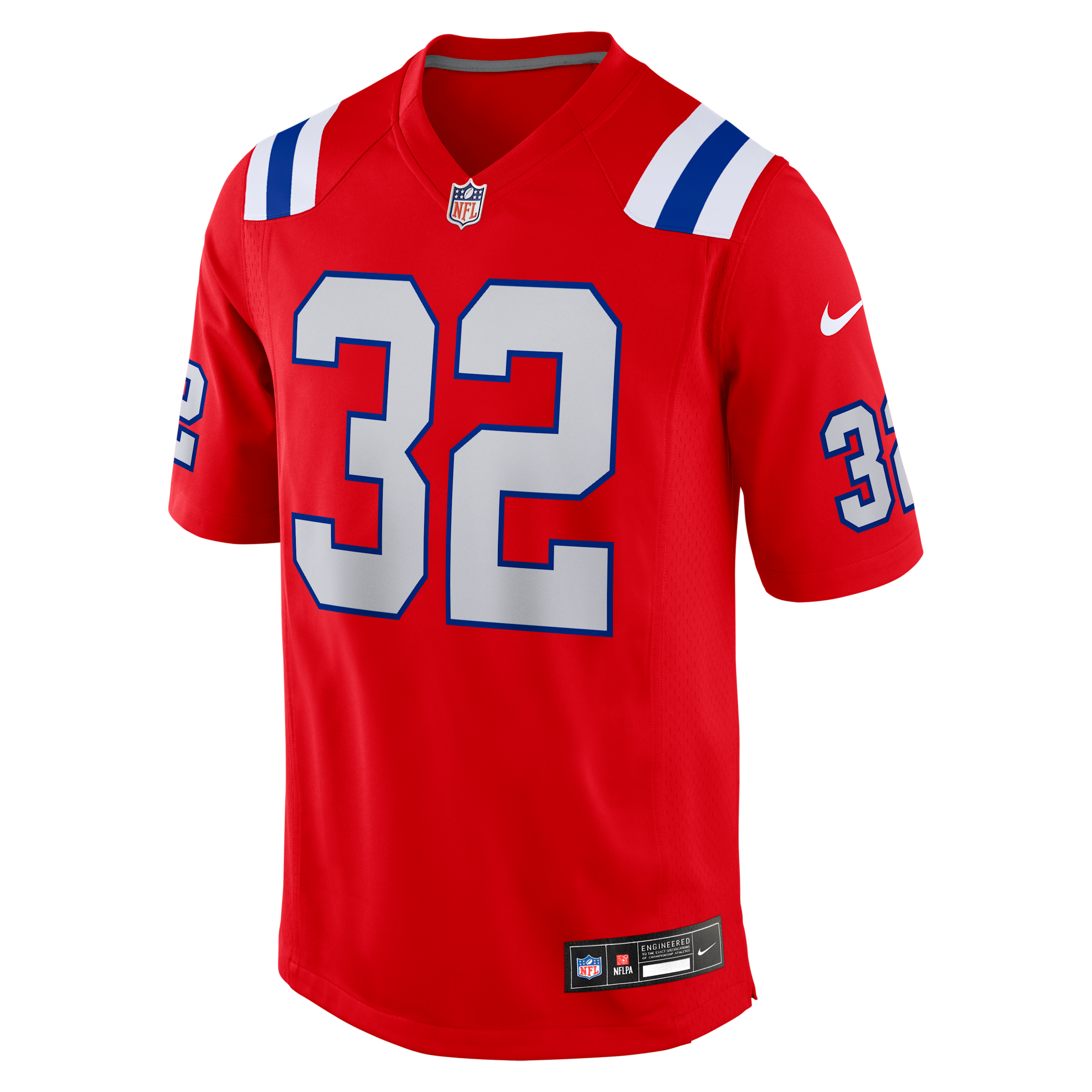 TreVeyon Henderson New England Patriots Nike Men's NFL Game Jersey in Red | 67NMNPGA8KF-14Y