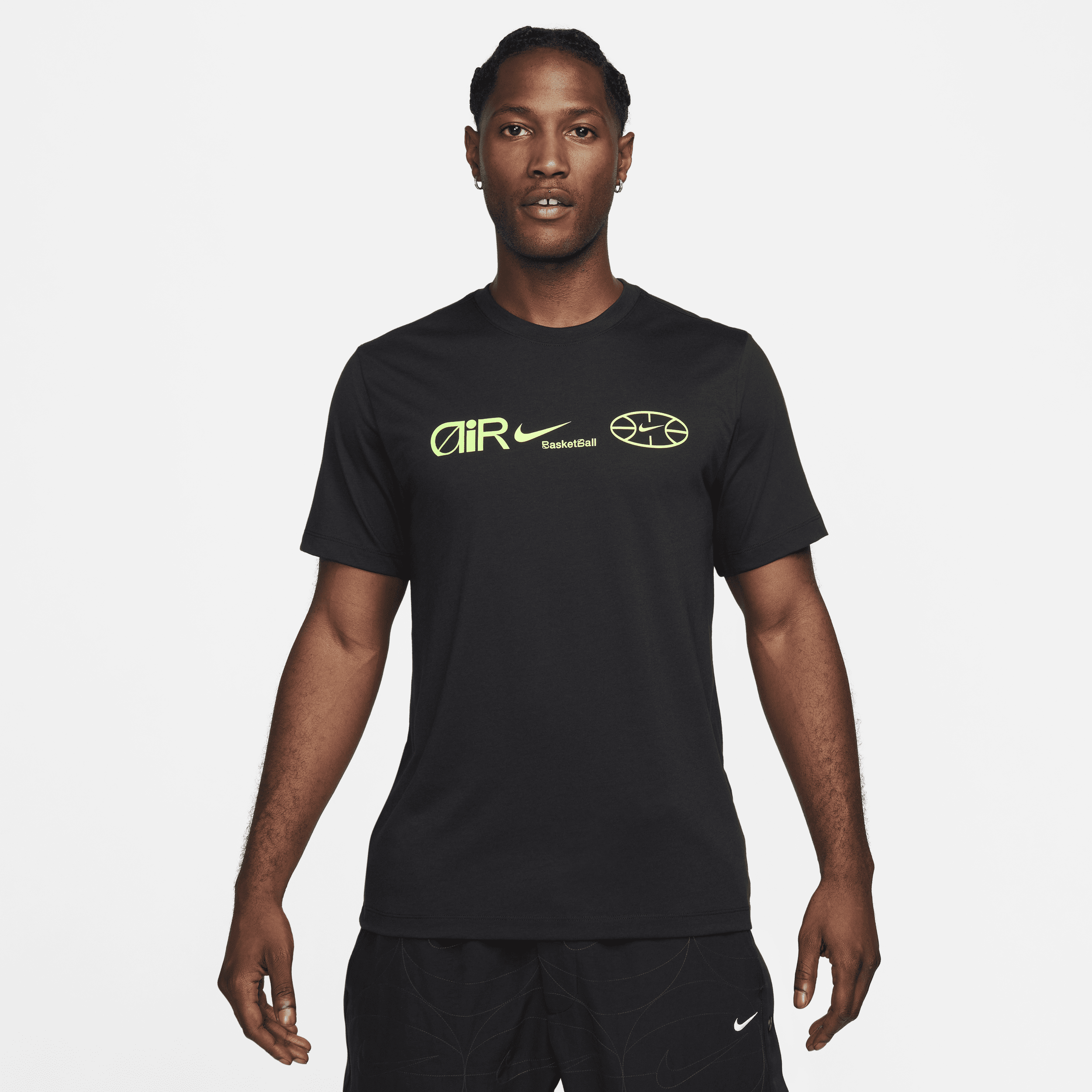 Nike Men's Dri-fit Basketball T-shirt In Black