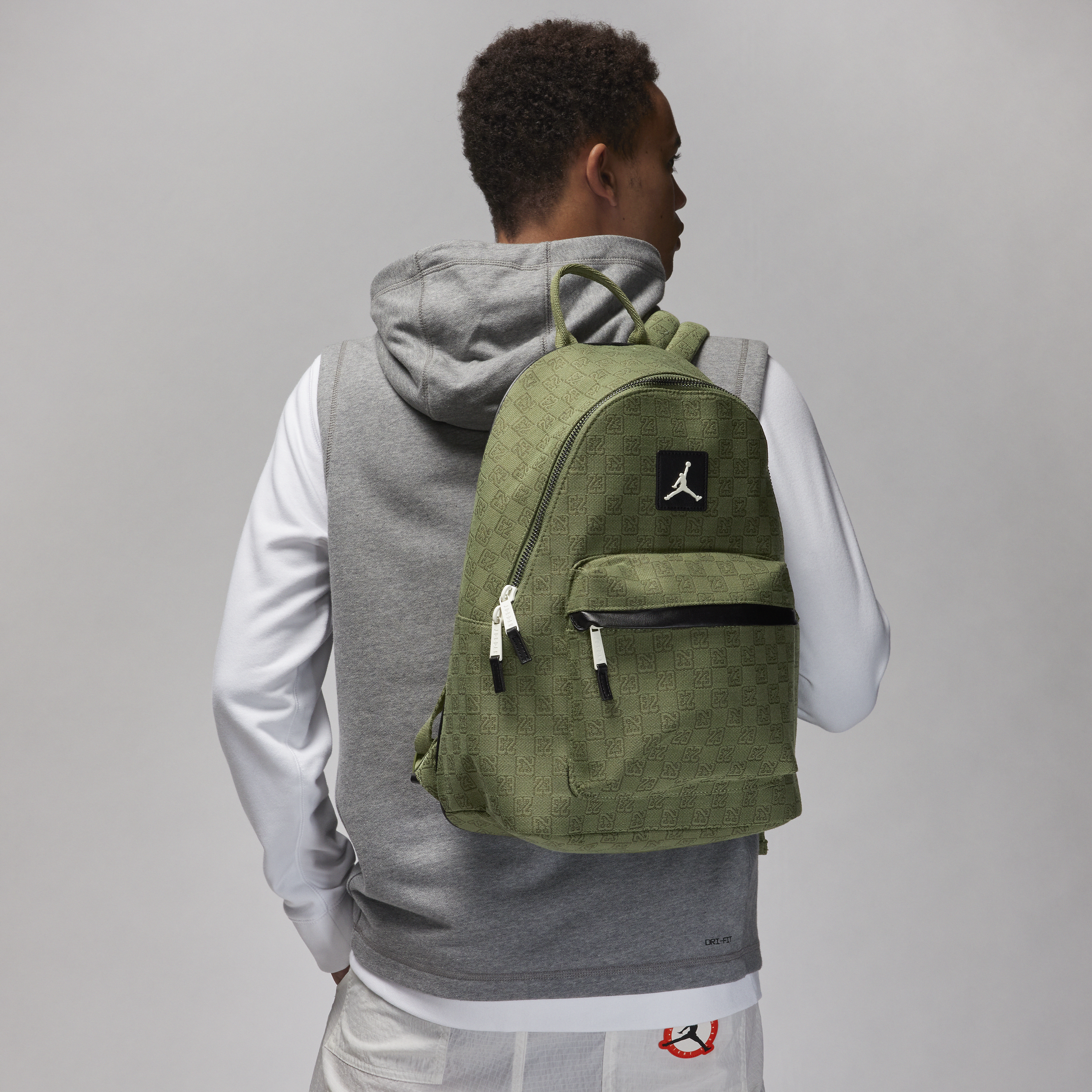 Jordan Monogram Backpack Backpack In Green