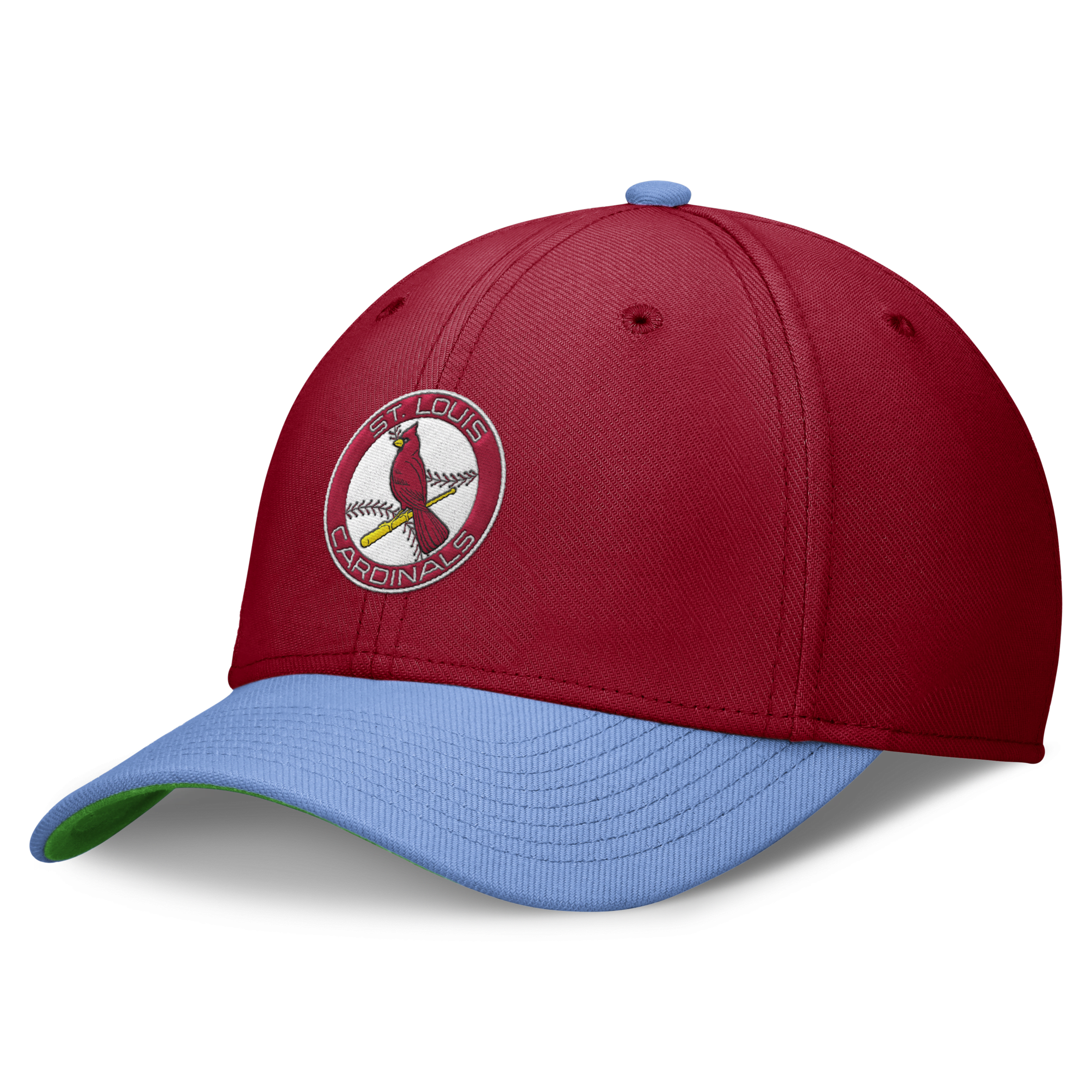Nike St. Louis Cardinals Rewind Cooperstown Swoosh  Men's Dri-fit Mlb Hat In Red