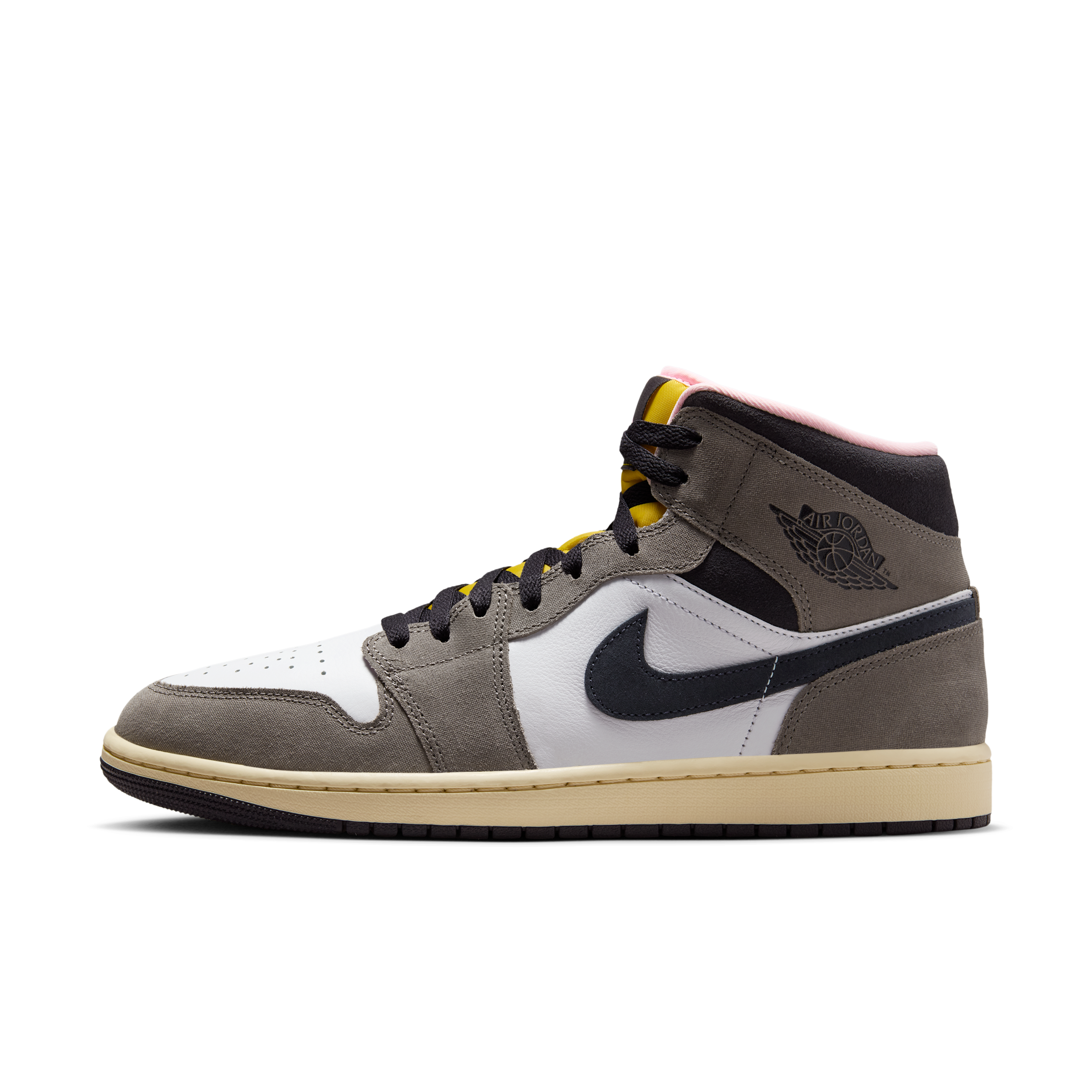 Jordan Men's Air  1 Mid Se Shoes In White