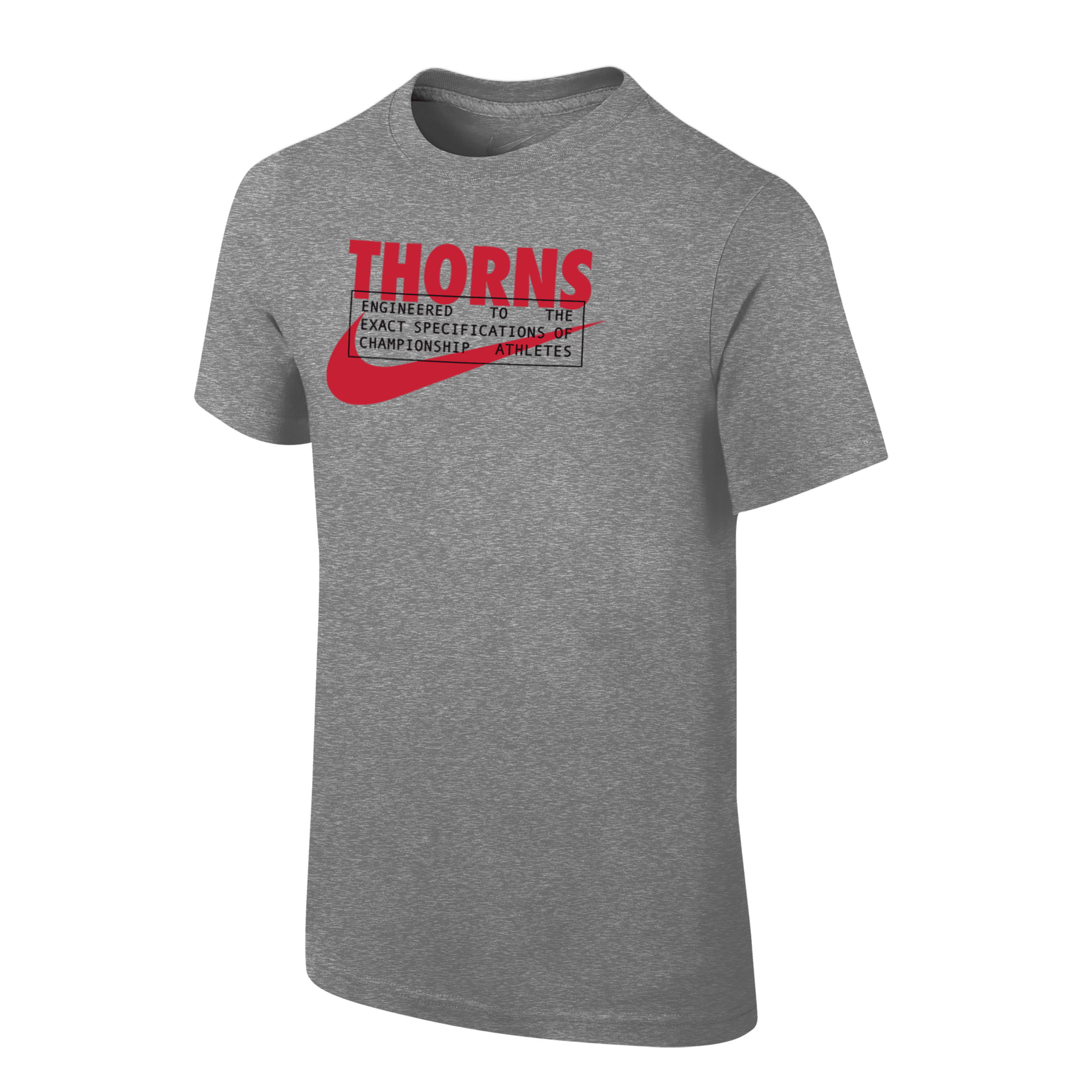 Nike Portland Thorns Big Kids' (boys')  Soccer T-shirt In Grey