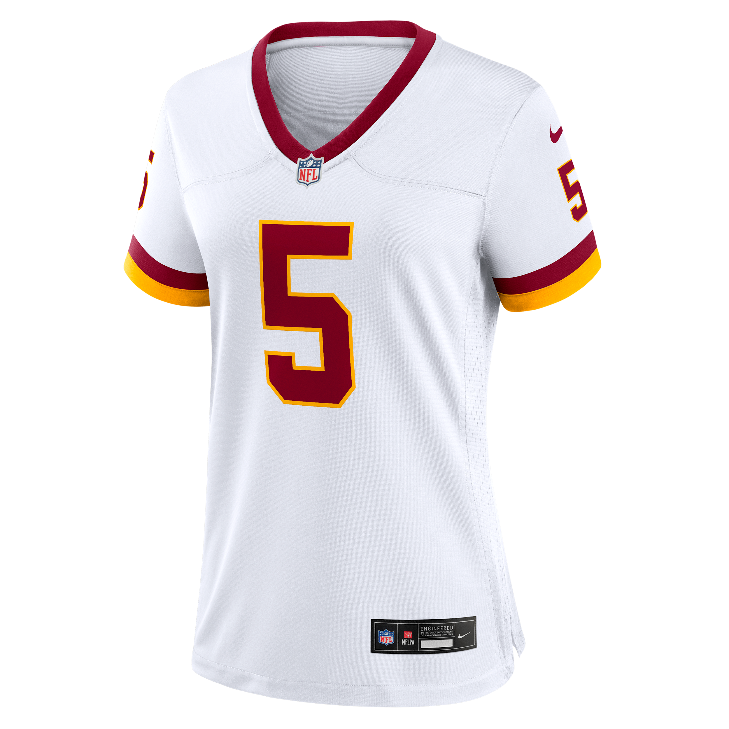 Jayden Daniels Washington Commanders Womenâs Nike Men's NFL Game Jersey in White | 67NW0G7G9EF-NZ5