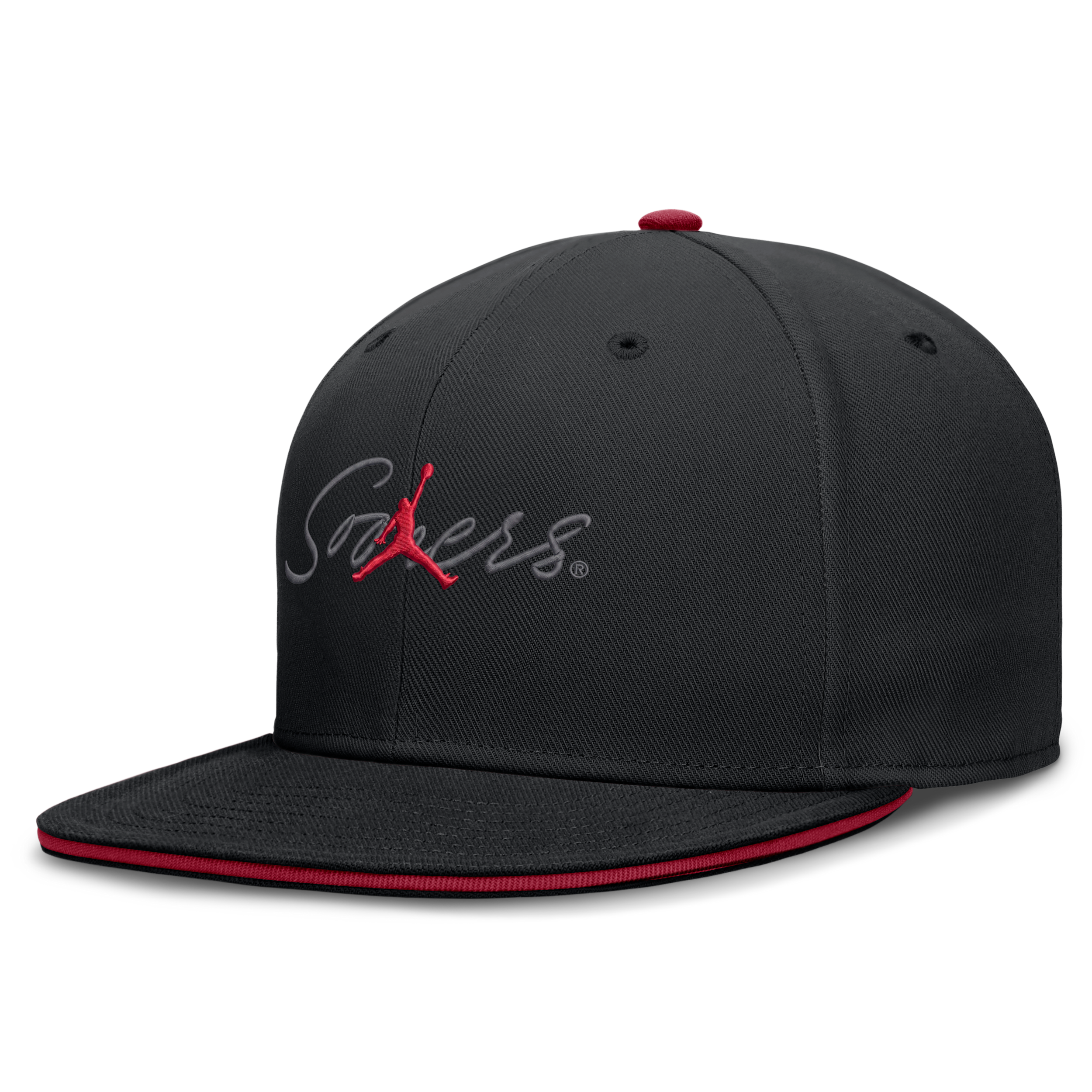 Men's Oklahoma Pro Jordan Brand Dri-FIT College Fitted Hat in Black | JC1100AOKN-A2C