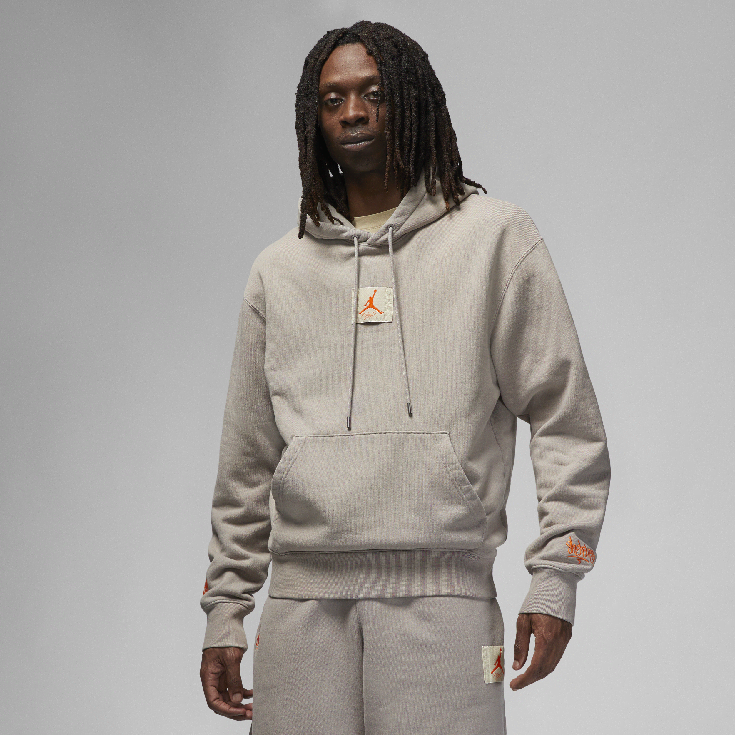Jordan Men's X Shelflife Hoodie In Grey