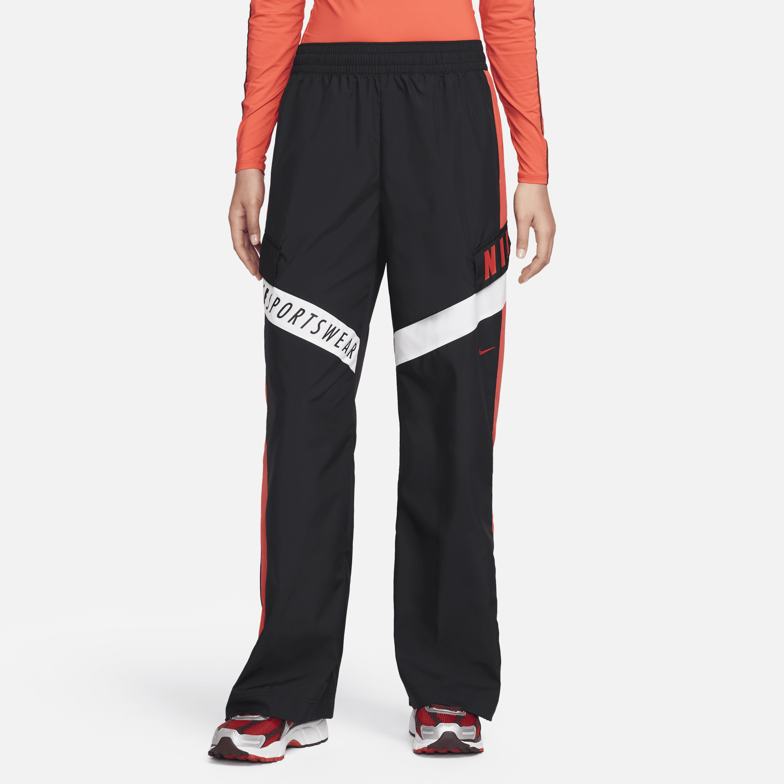 Shop Nike Women's  Sportswear High-waisted Pants In Black