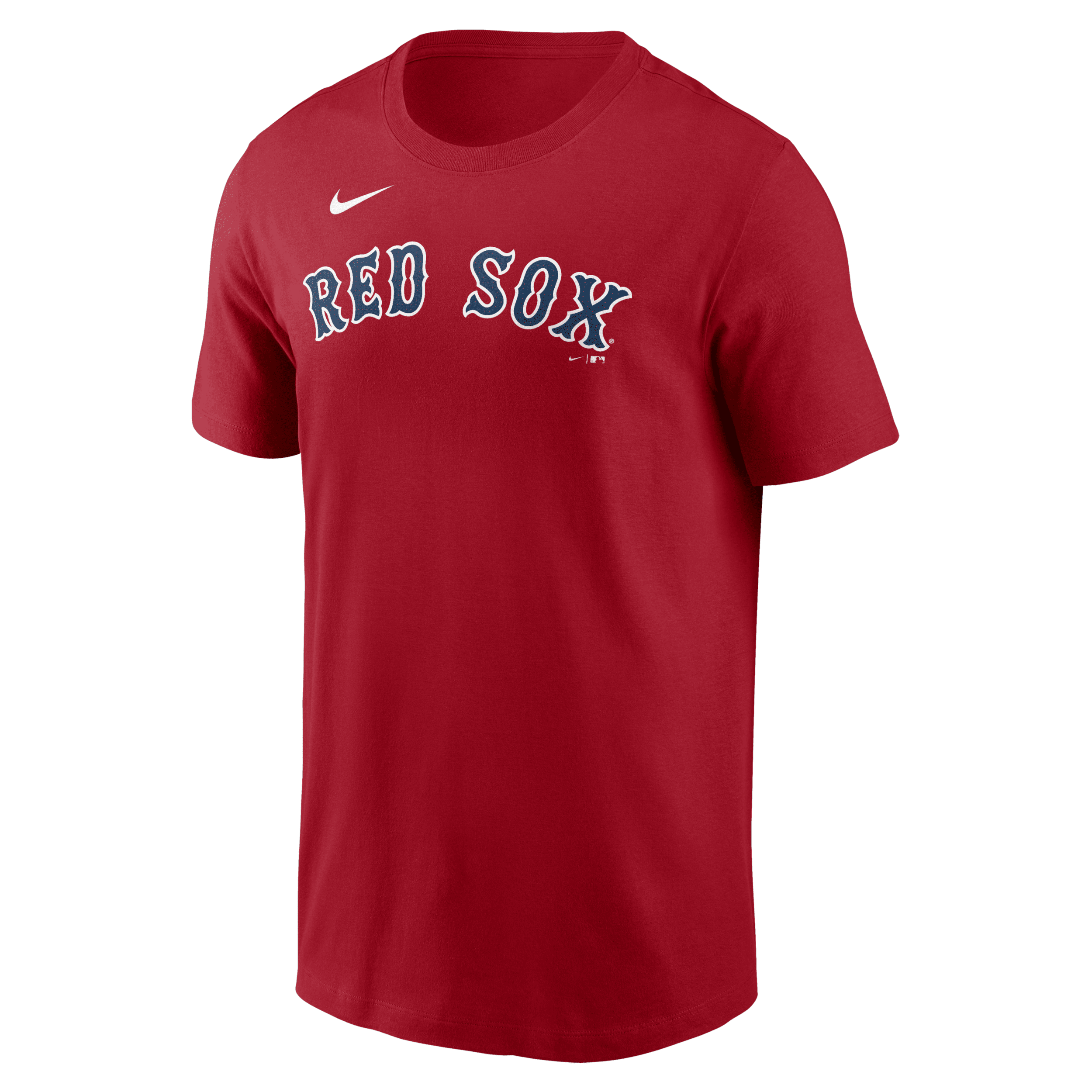 Shop Nike Boston Red Sox Fuse Wordmark  Men's Mlb T-shirt