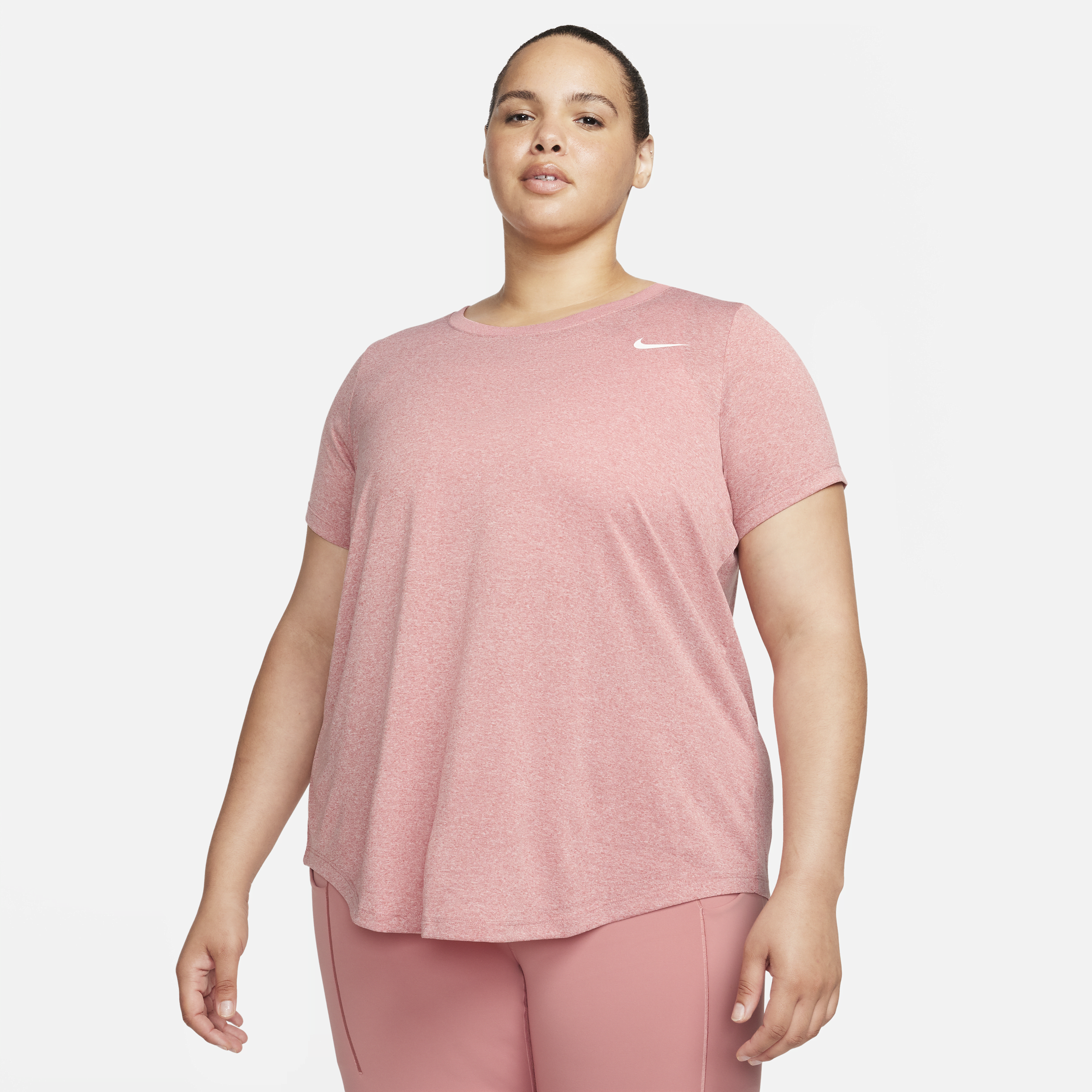 Nike Women's Dri-fit T-shirt (plus Size) In Pink
