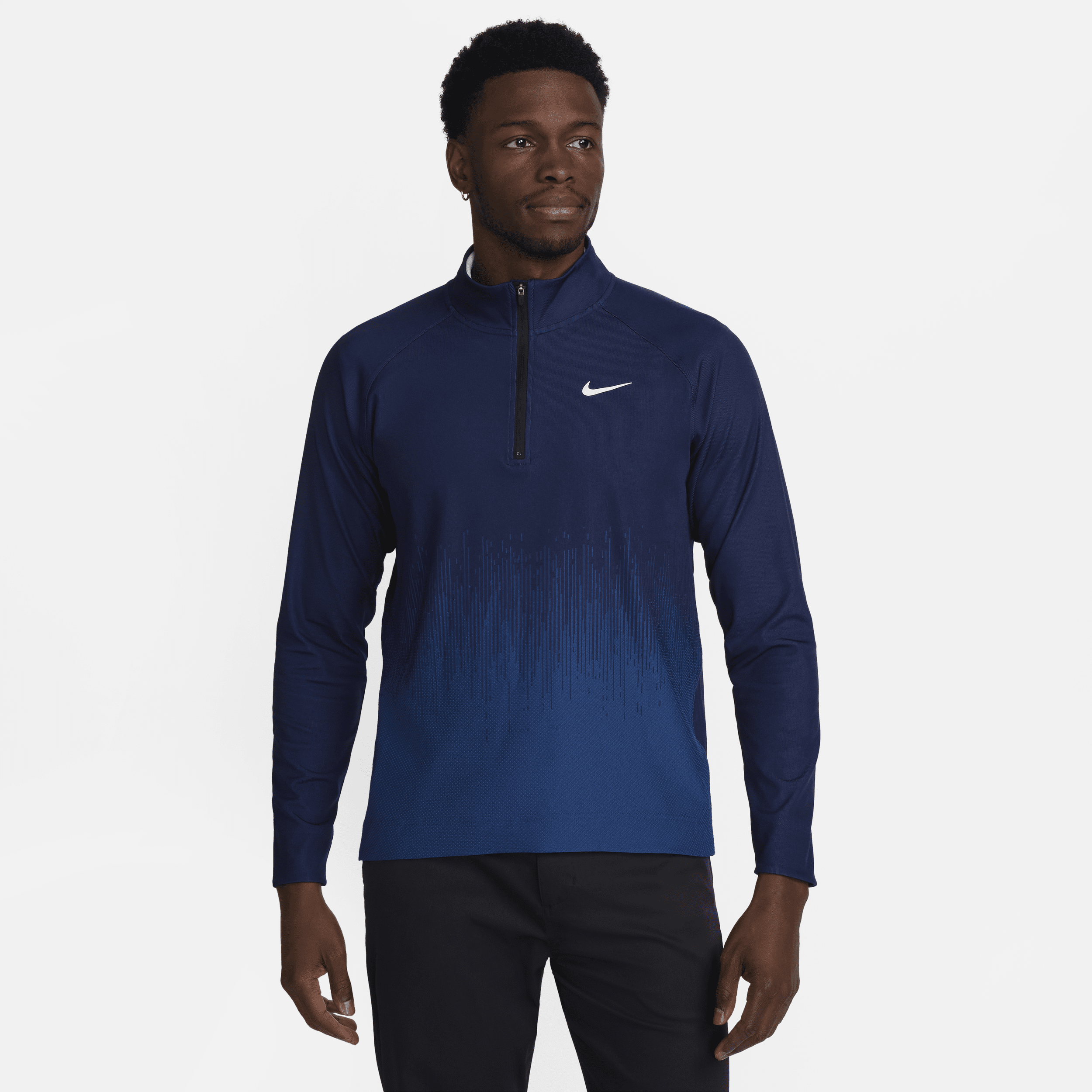 Nike Men's Tour Dri-fit Adv 1/2-zip Golf Top In Blue