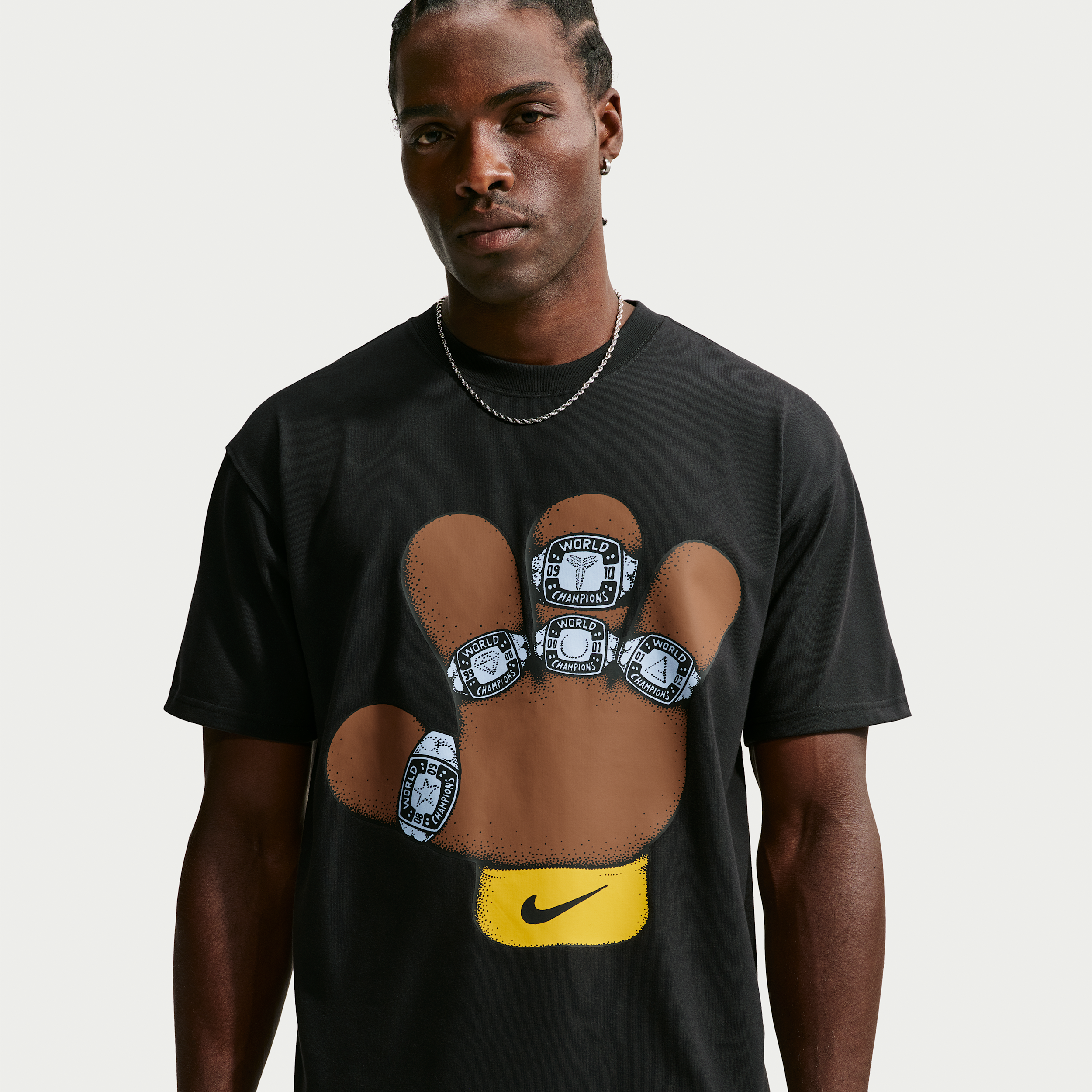 Nike Men's Kobe Bryant Dri-FIT Graphic Basketball T-Shirt, Small, Black