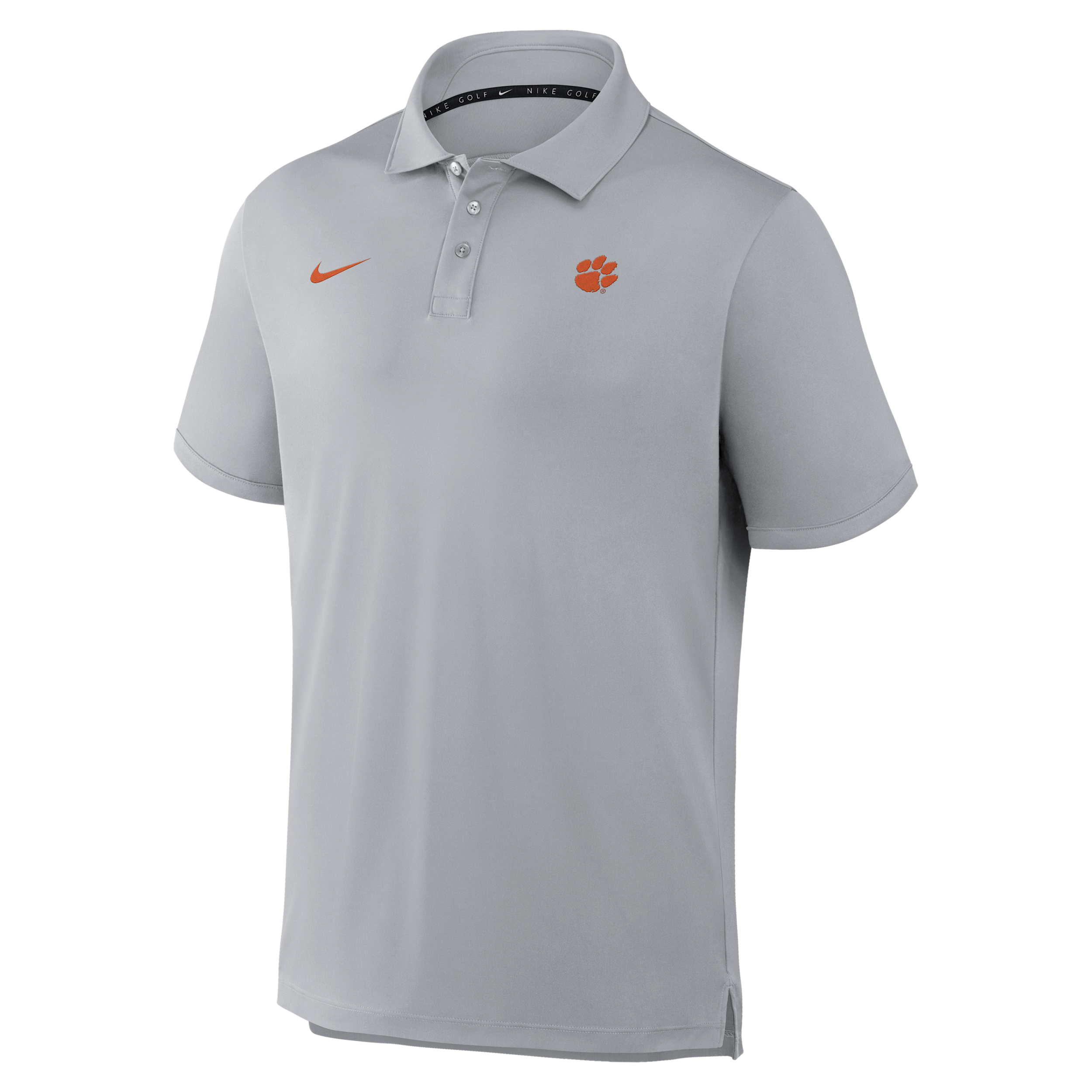 Clemson Par Nike Men's Dri-FIT College Polo in Grey | 068801VCLN-P8H
