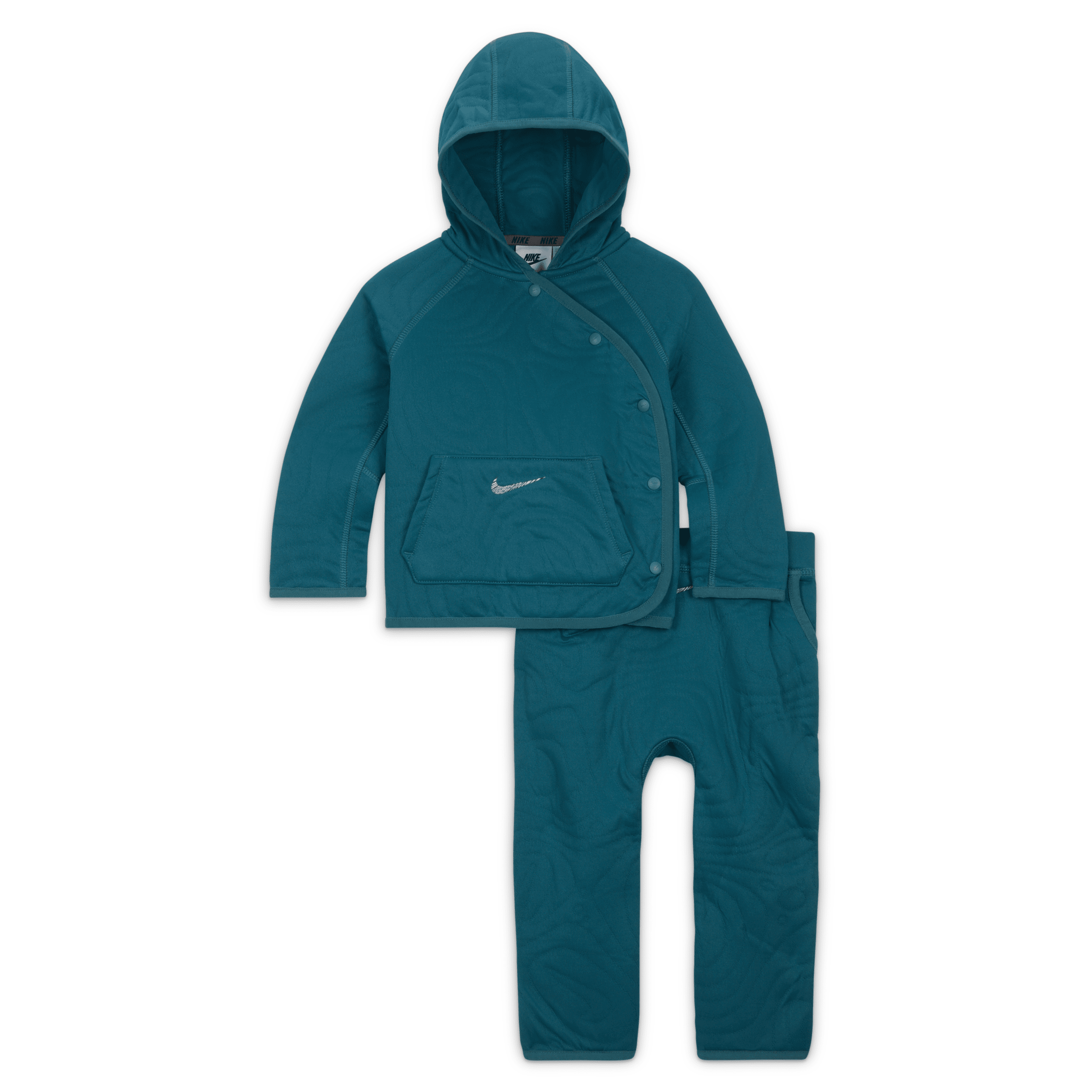 Shop Nike Readyset Baby 2-piece Snap Jacket Set In Green