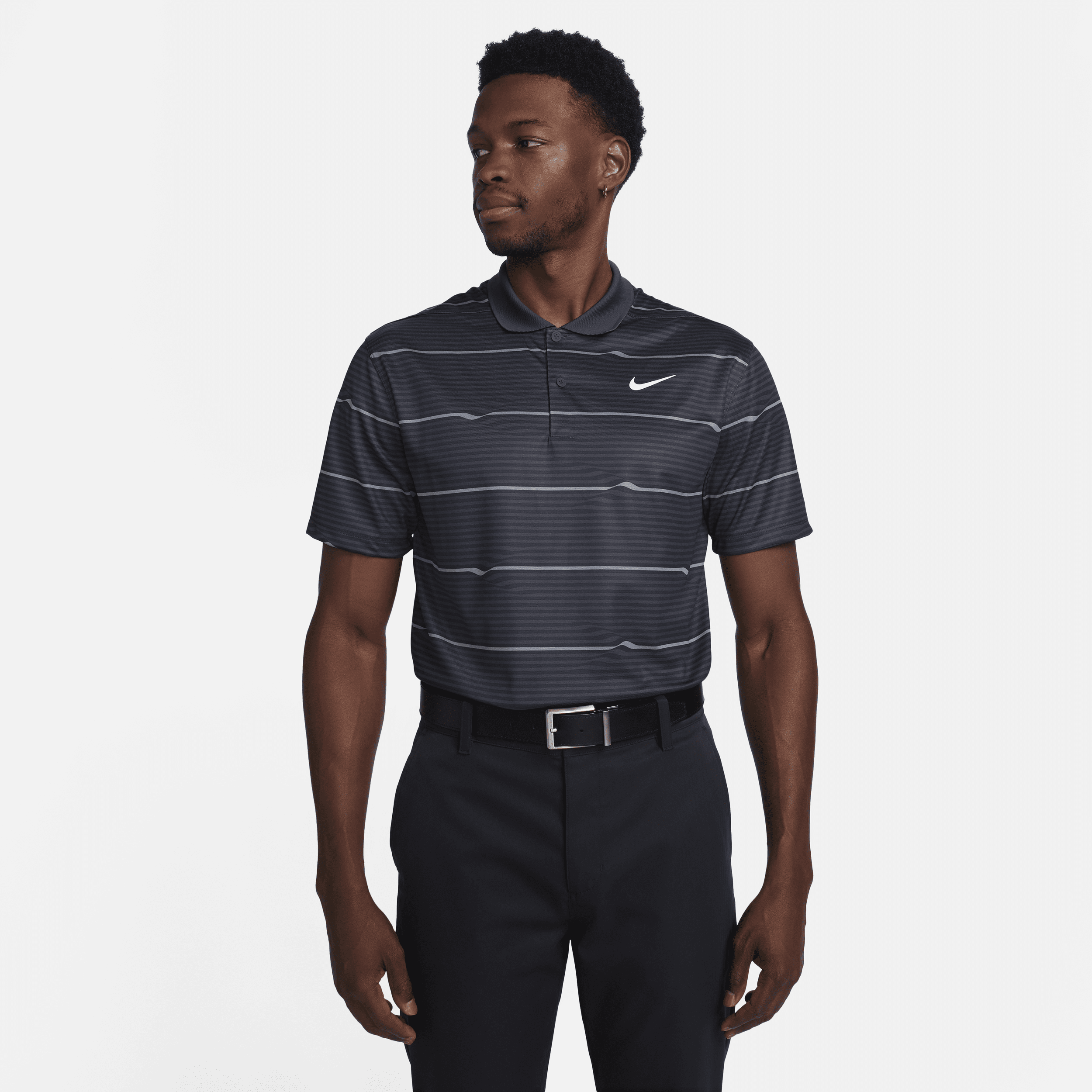 Nike Men's Victory Dri-fit Golf Polo In Black