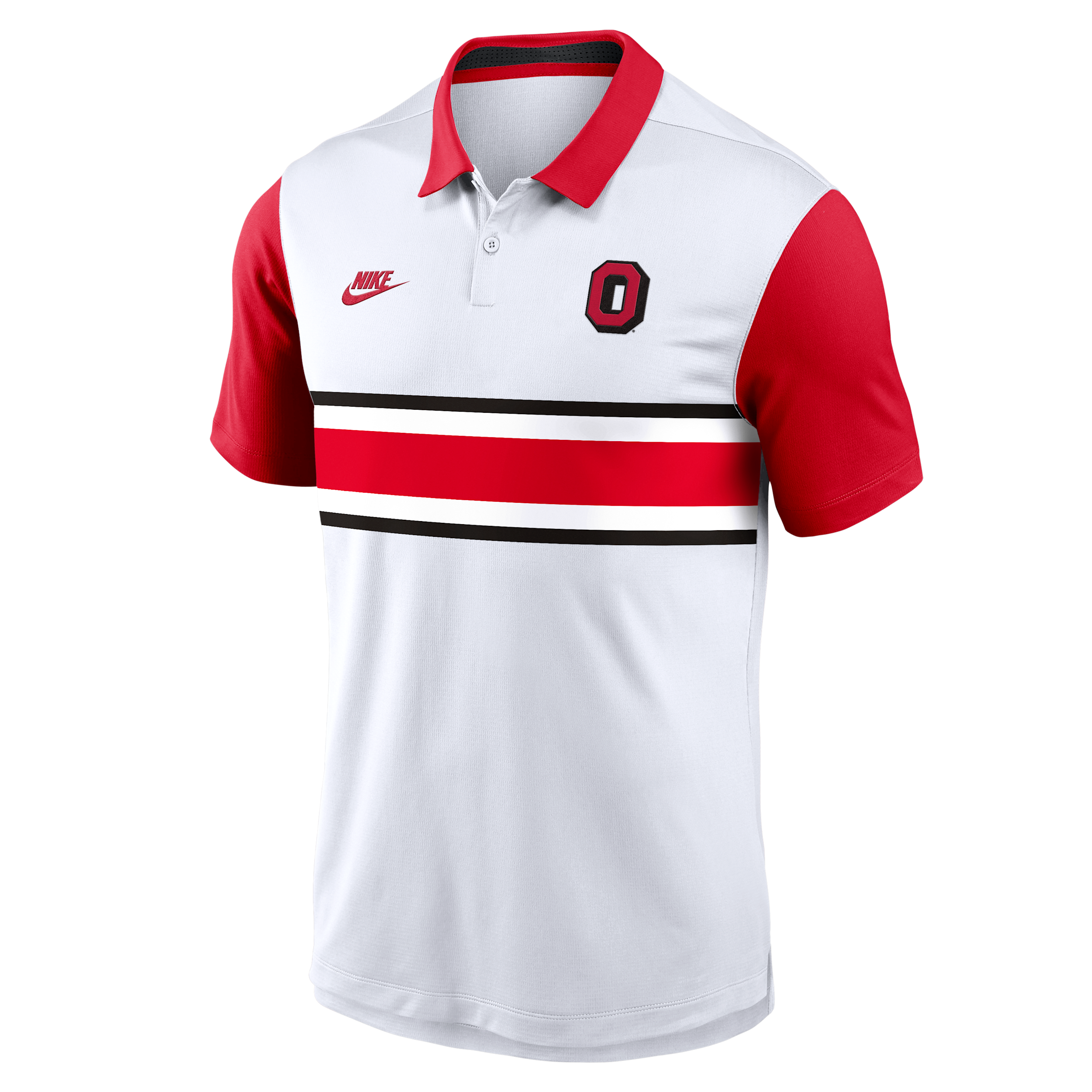 Ohio State Legacy Vapor Nike Men's Dri-FIT College Polo in White | 00HT01RDOBV-7LH