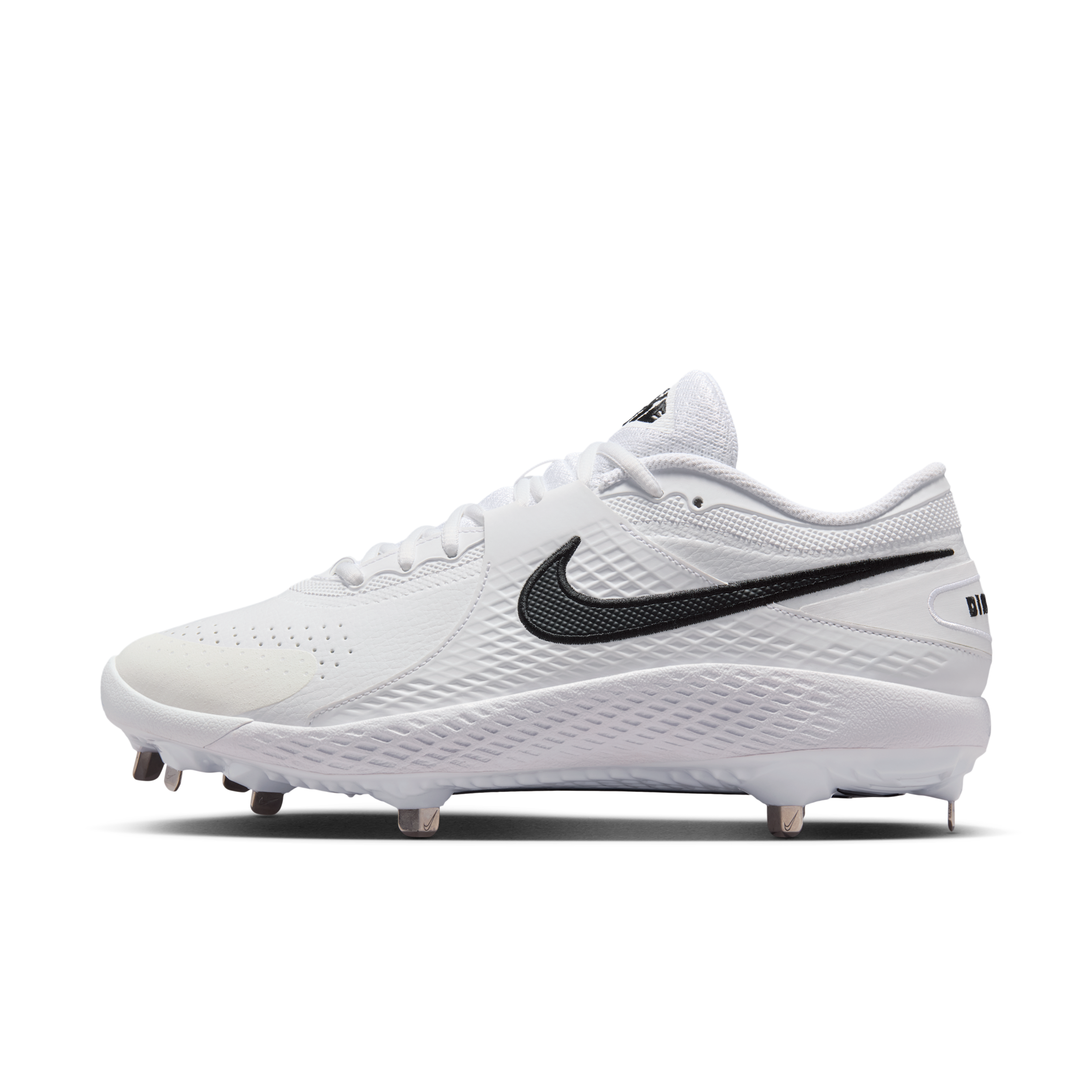 Nike Men's Diamond Gamer MTL Baseball Shoes in White | IU4451-100