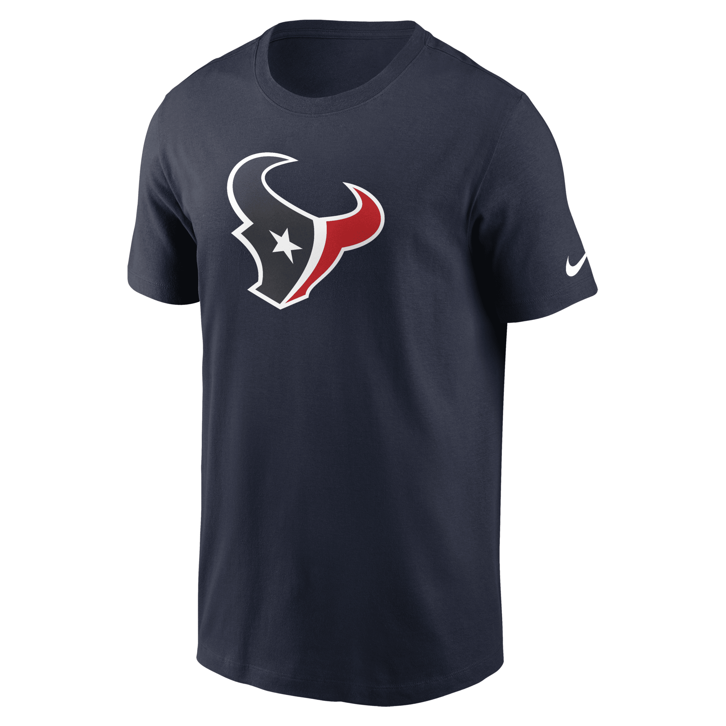 Nike Men's Logo Essential (NFL Houston Texans) T-Shirt in Blue | N19941L9H-CLH