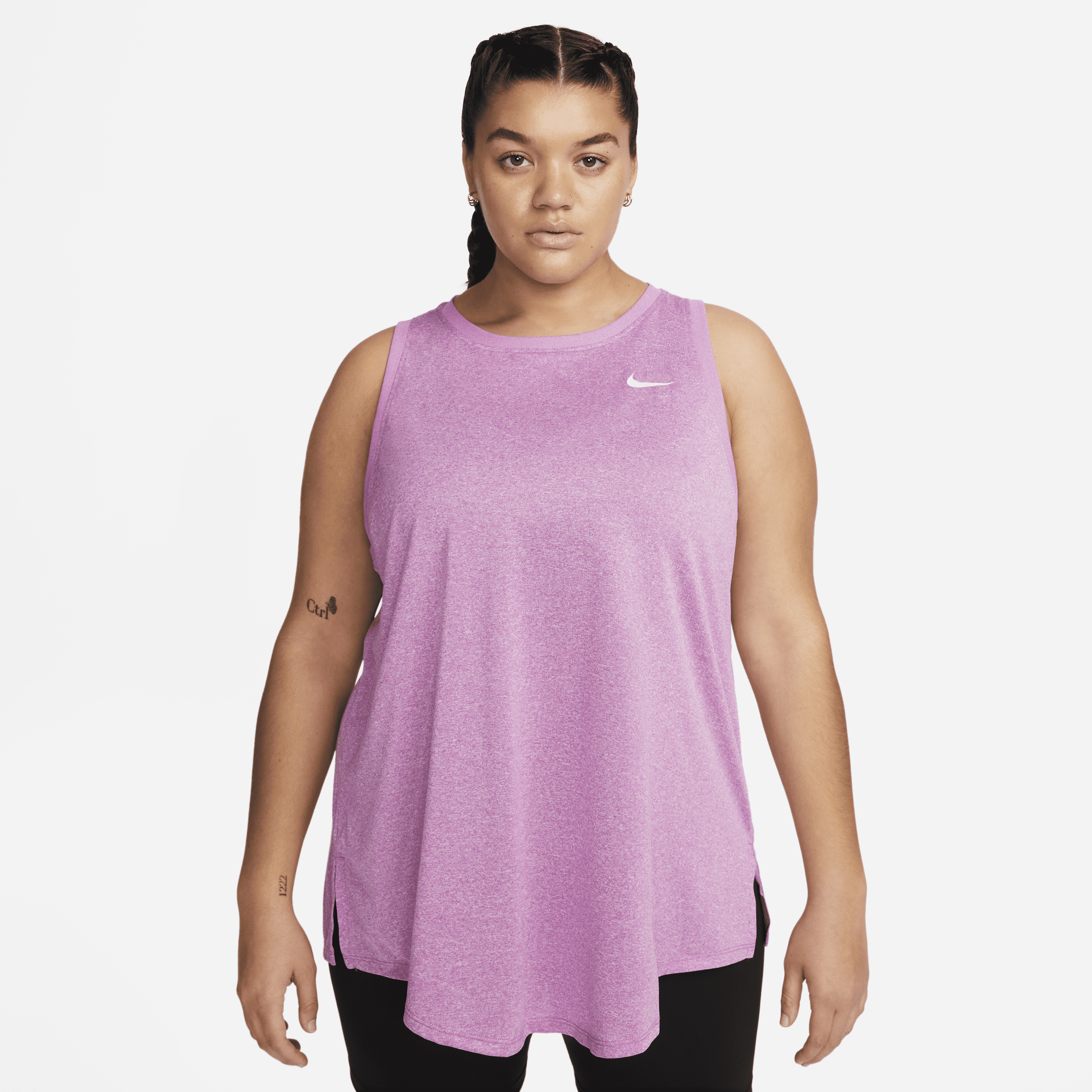 Nike Women's Dri-fit Tank Top (plus Size) In Pink