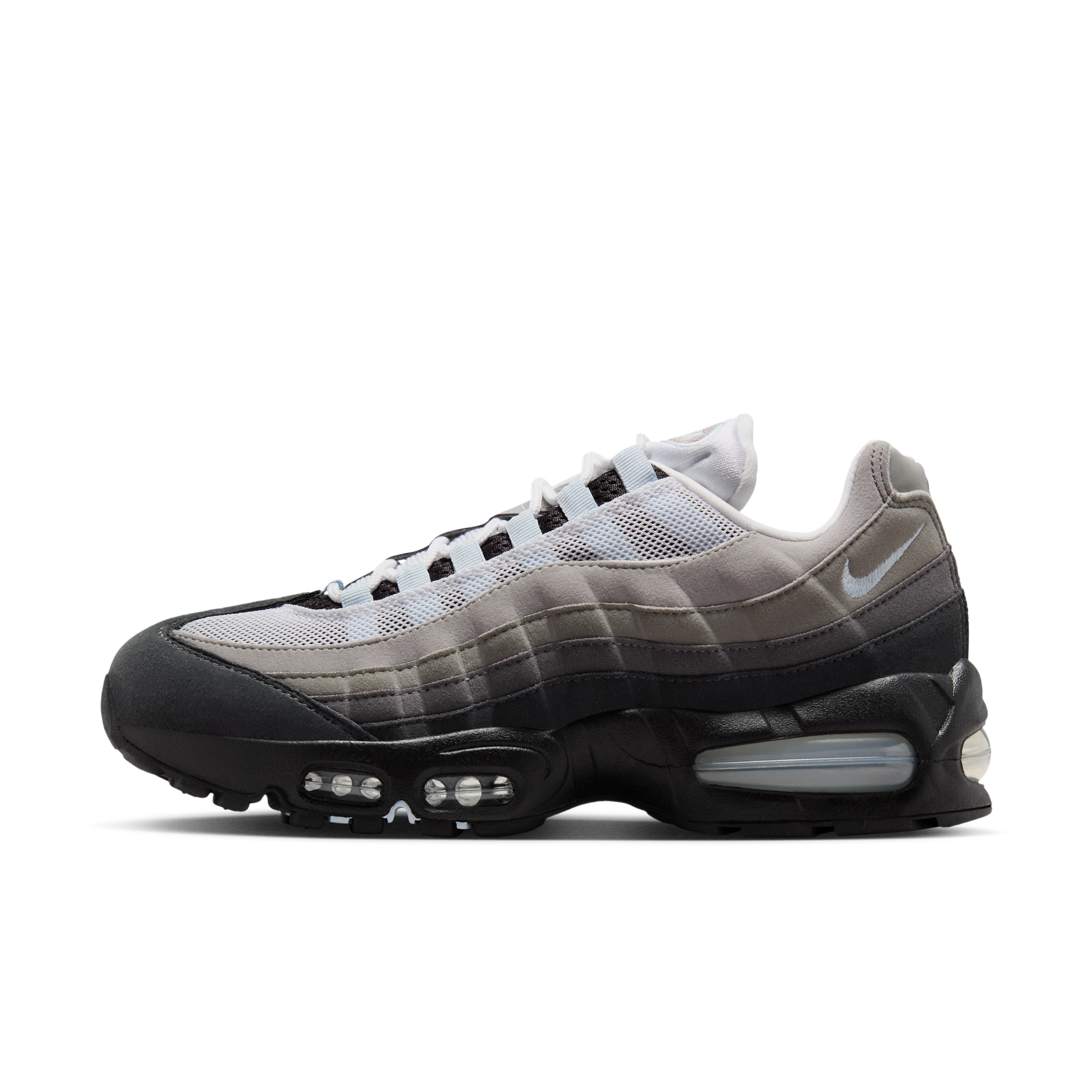 Nike Womens Air Max 95 - Running Shoes Medium Gray/Blue Tint/Black