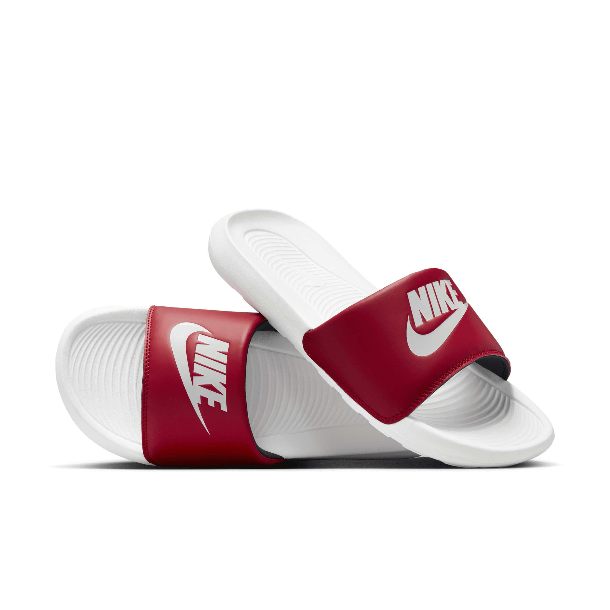 Nike Men's Victori One Slides In Red