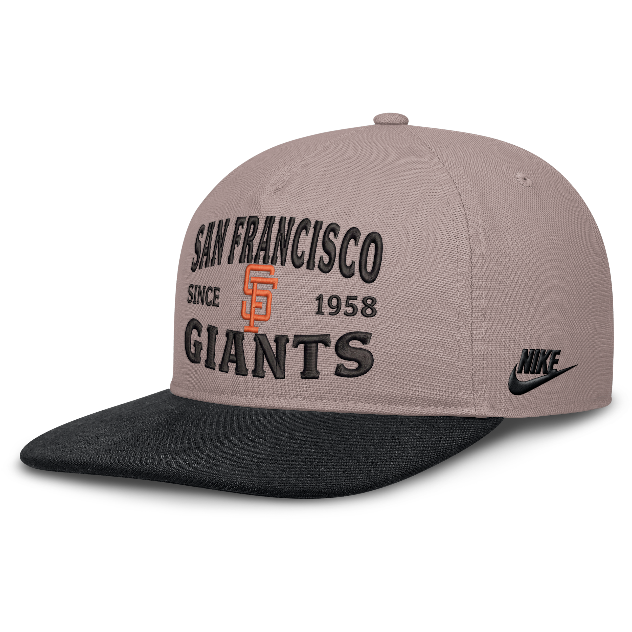 San Francisco Giants Cooperstown Pro Nike Men's MLB A-Frame Adjustable Hat in Brown | NB1B0KJ7G83-HG2