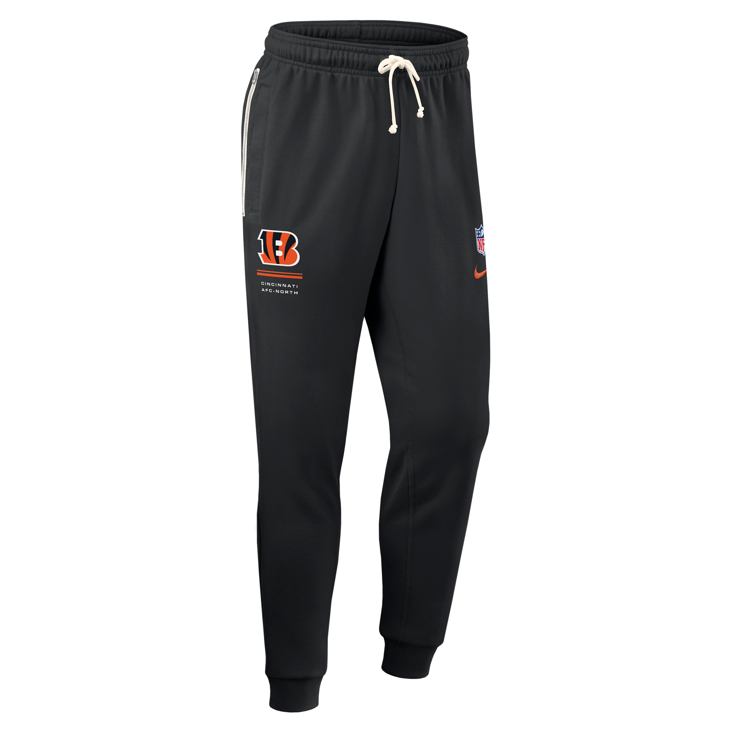 Cincinnati Bengals Sideline Standard Issue Nike Men's Dri-FIT NFL Taper Pants in Black | 03B000A9A-HBY