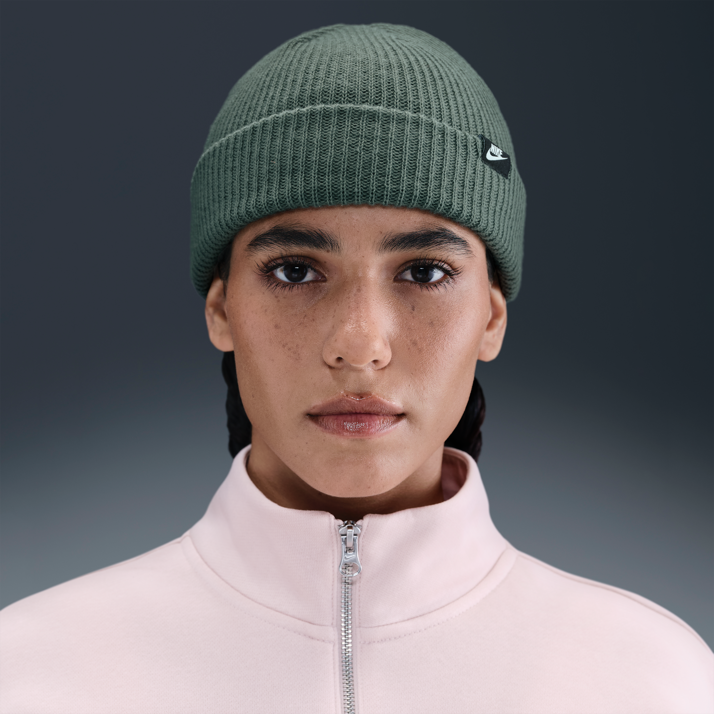Nike Unisex Terra Futura365 Short-cuff Beanie In Green