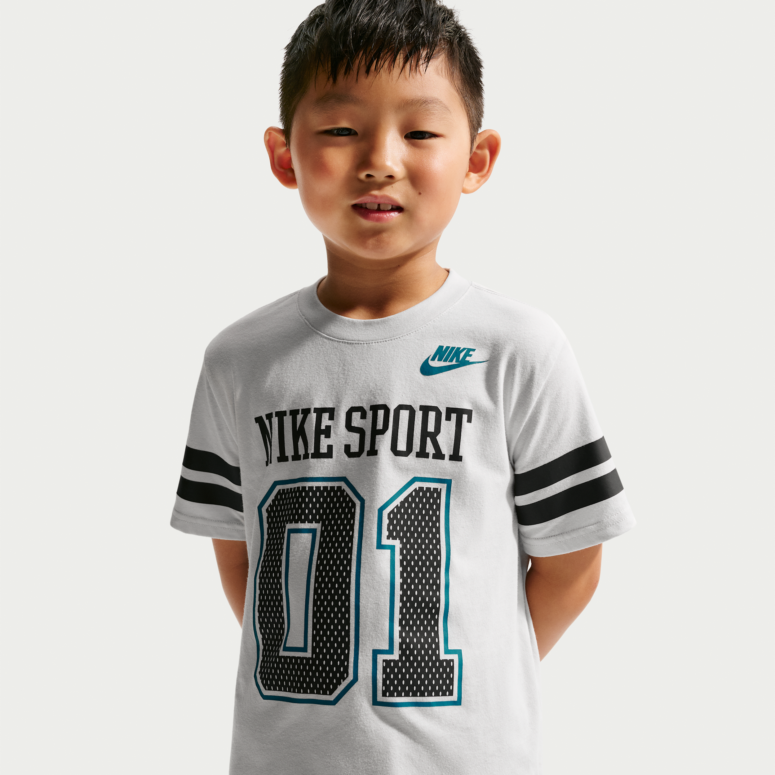 Nike Boys' 4-7 Halftime Short-Sleeve T-Shirt - Photon Dust