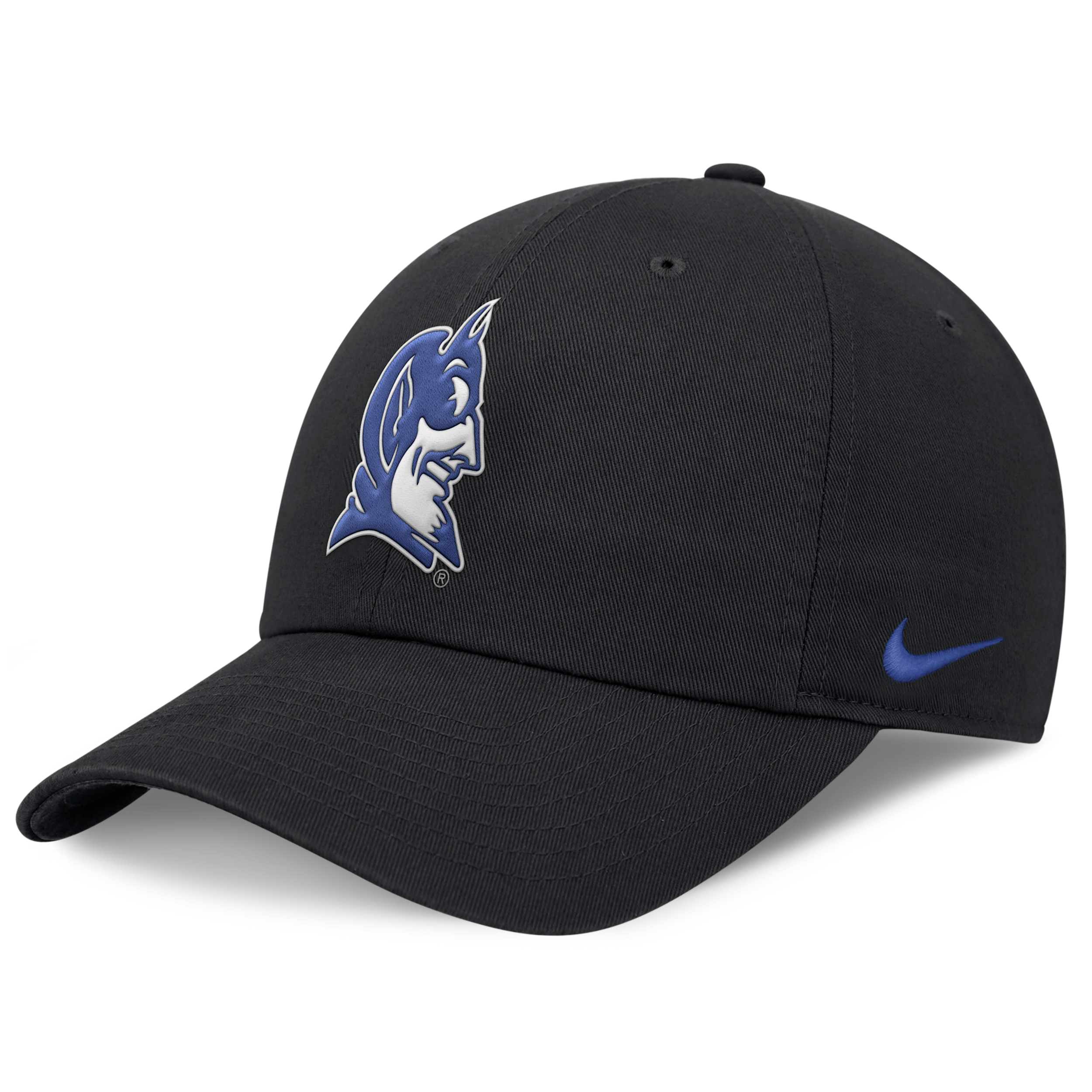 Men's Nike Black Duke Blue Devils Club Dri-fit Adjustable Hat - Black