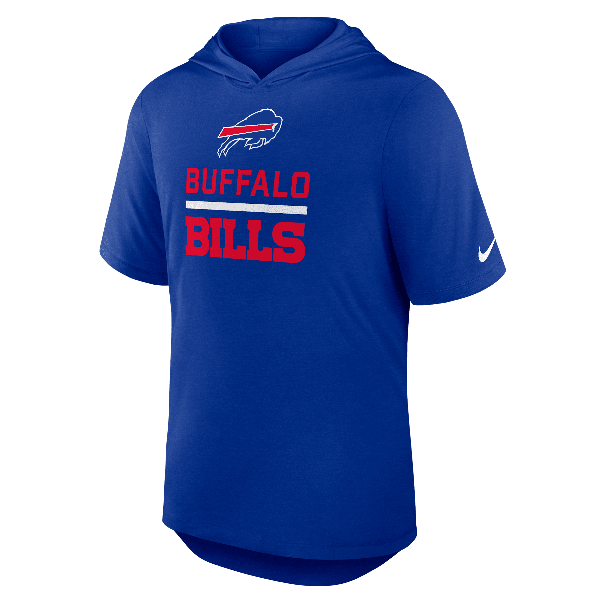 Nike Royal Buffalo Bills Lockup Tri-blend Hoodie T-shirt In Blue