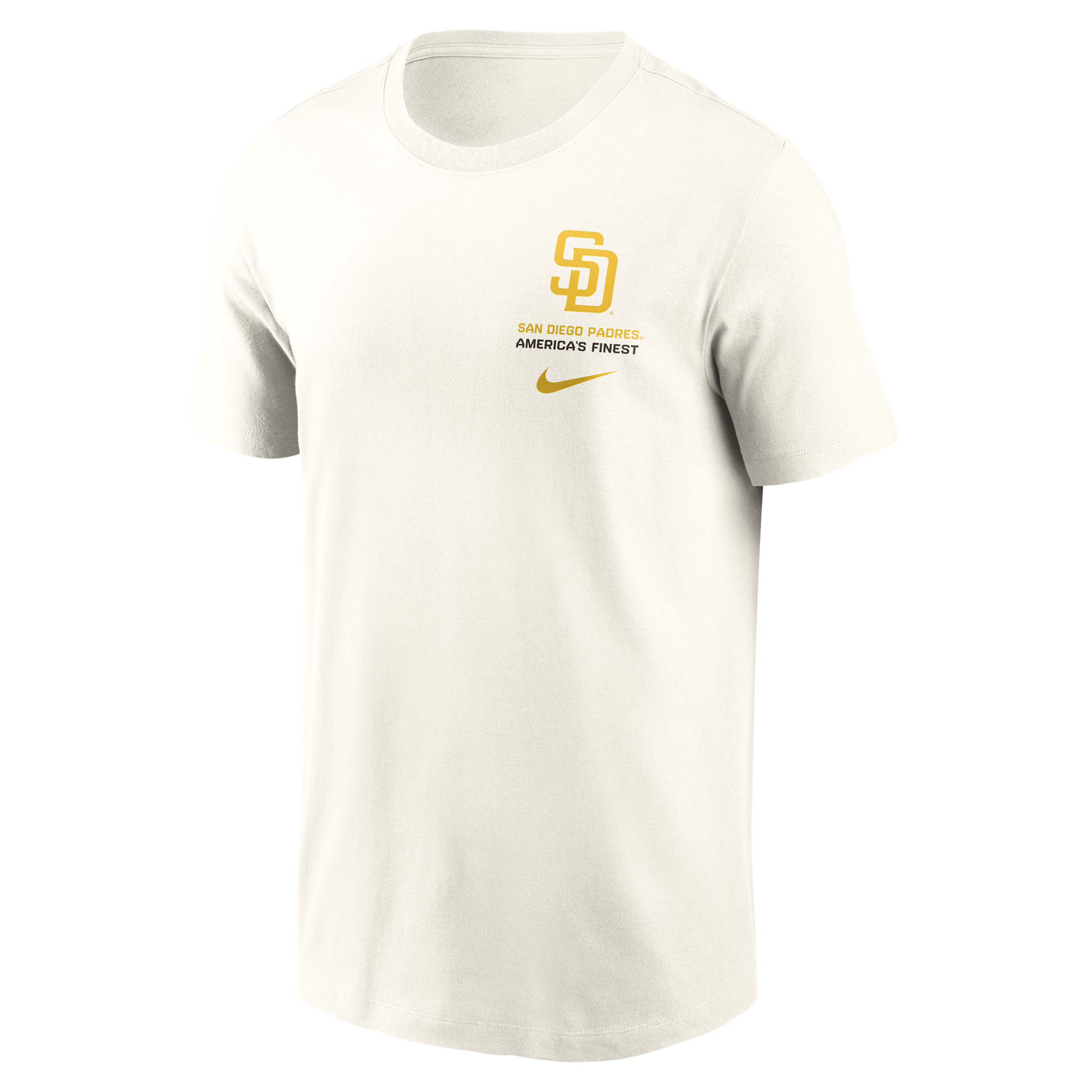 San Diego Padres 2-Hit Nike Men's MLB T-Shirt in Brown | N19911KPYP-1DJ