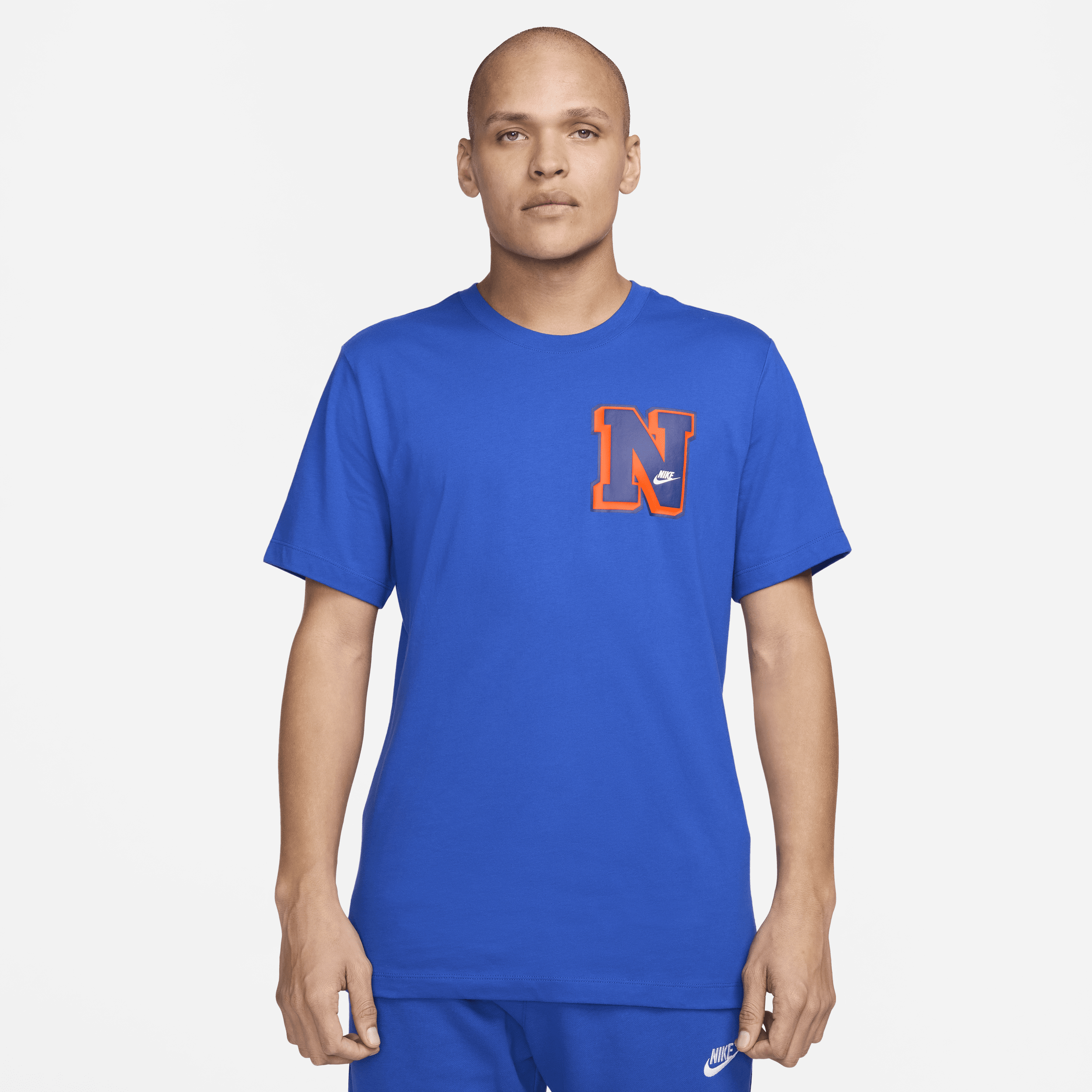 Shop Nike Men's  Sportswear T-shirt In Blue