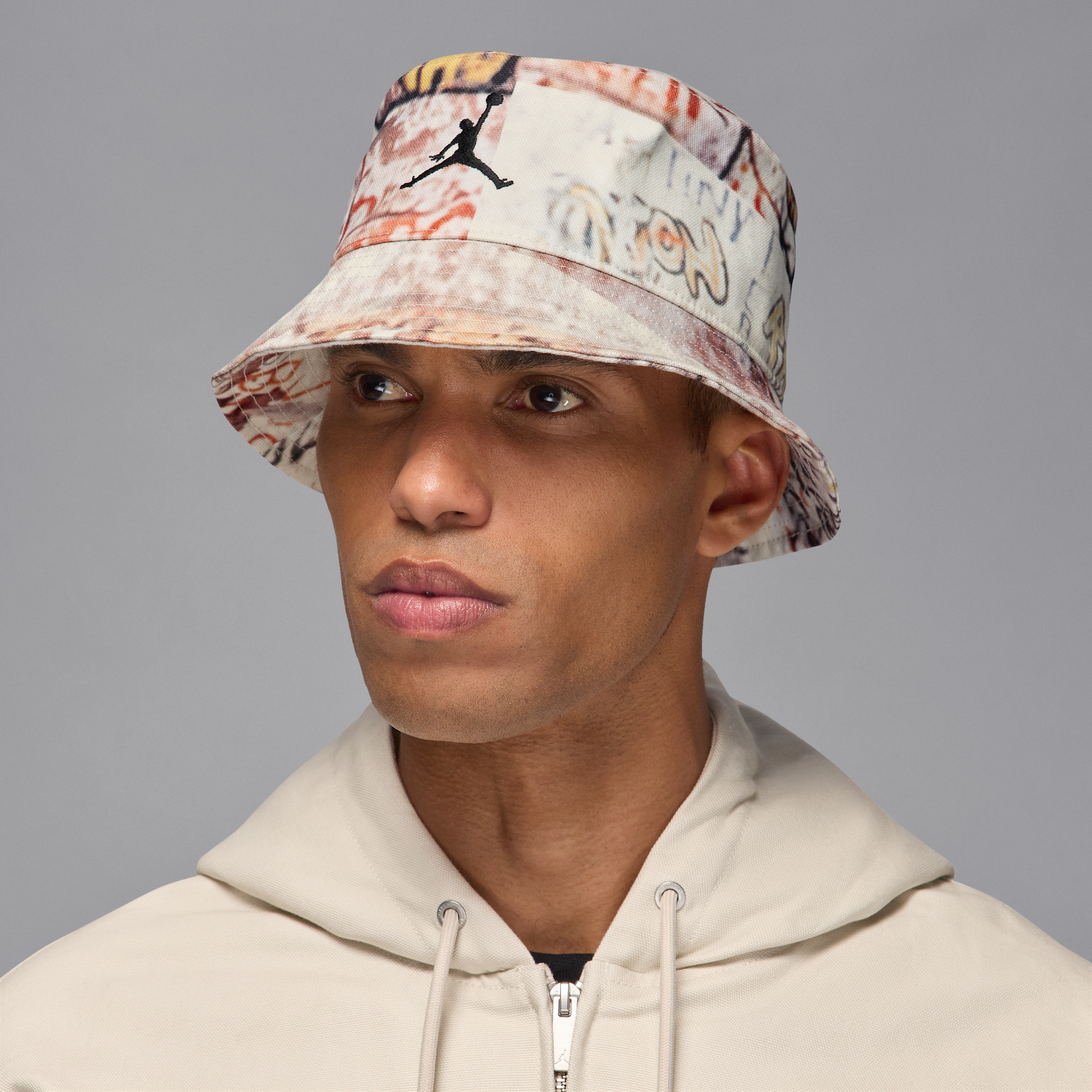 Jordan Apex Bucket Hat In White